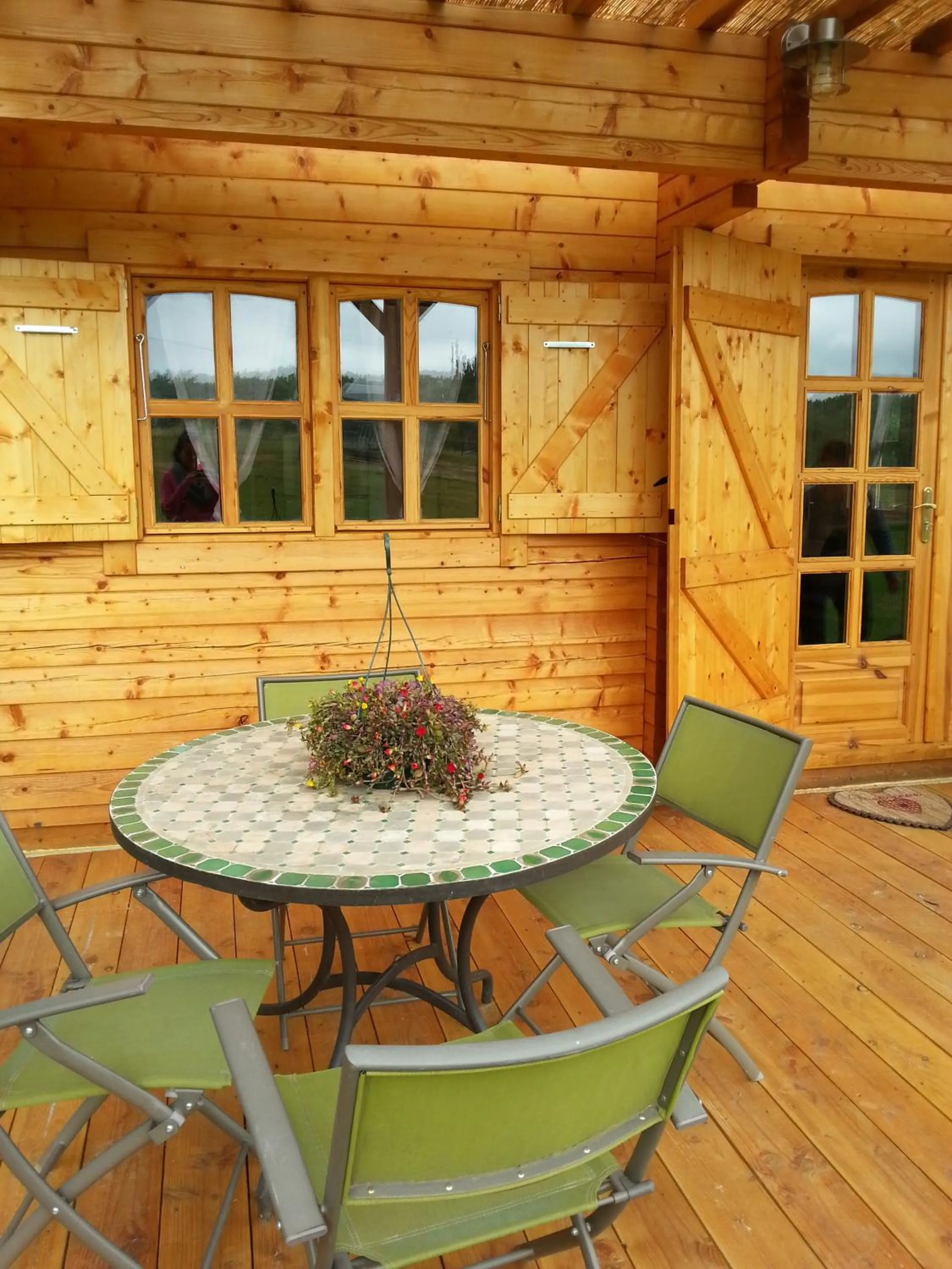 Patio in Chalets du Bois de Vache