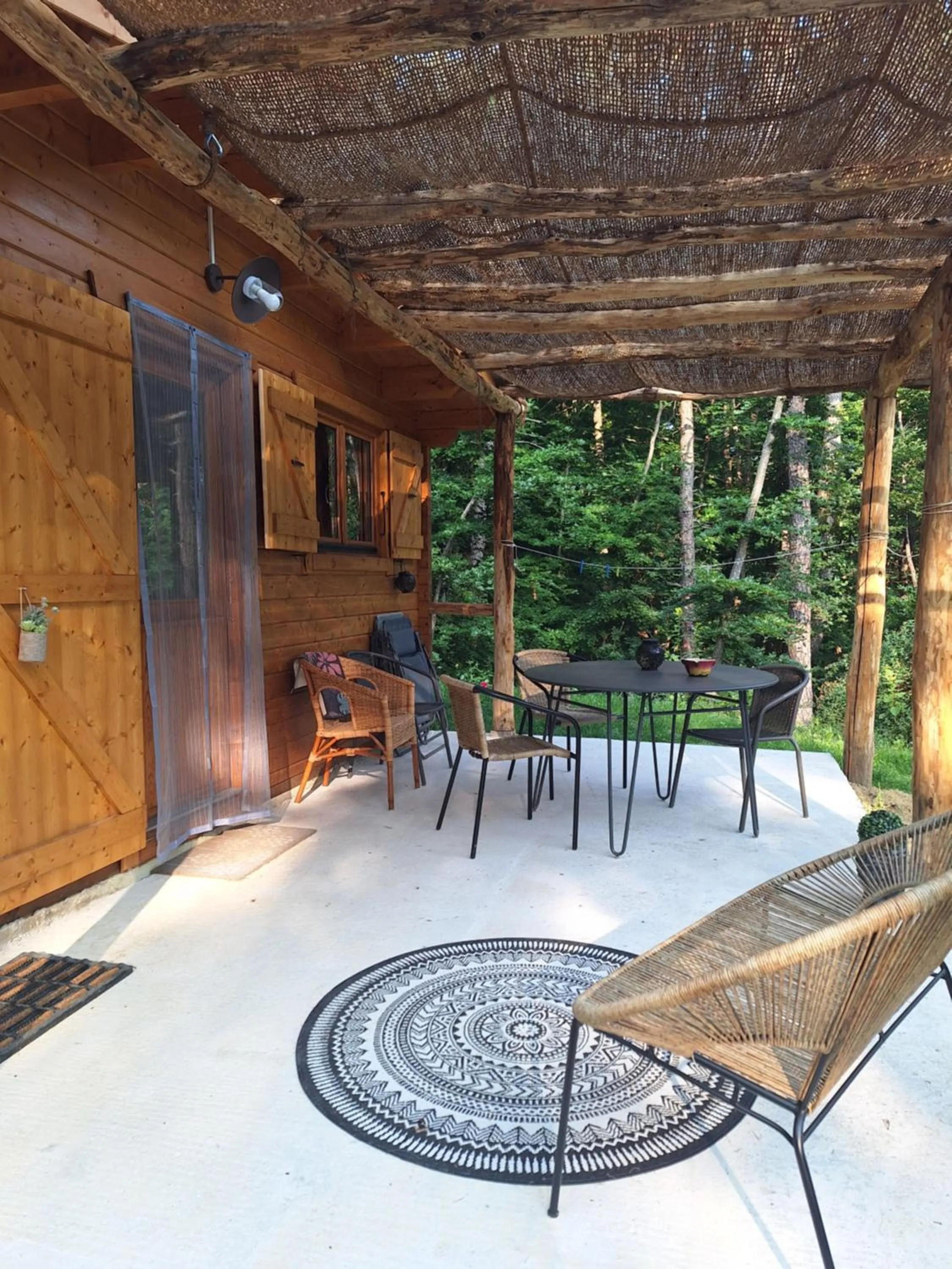 Patio in Chalets du Bois de Vache