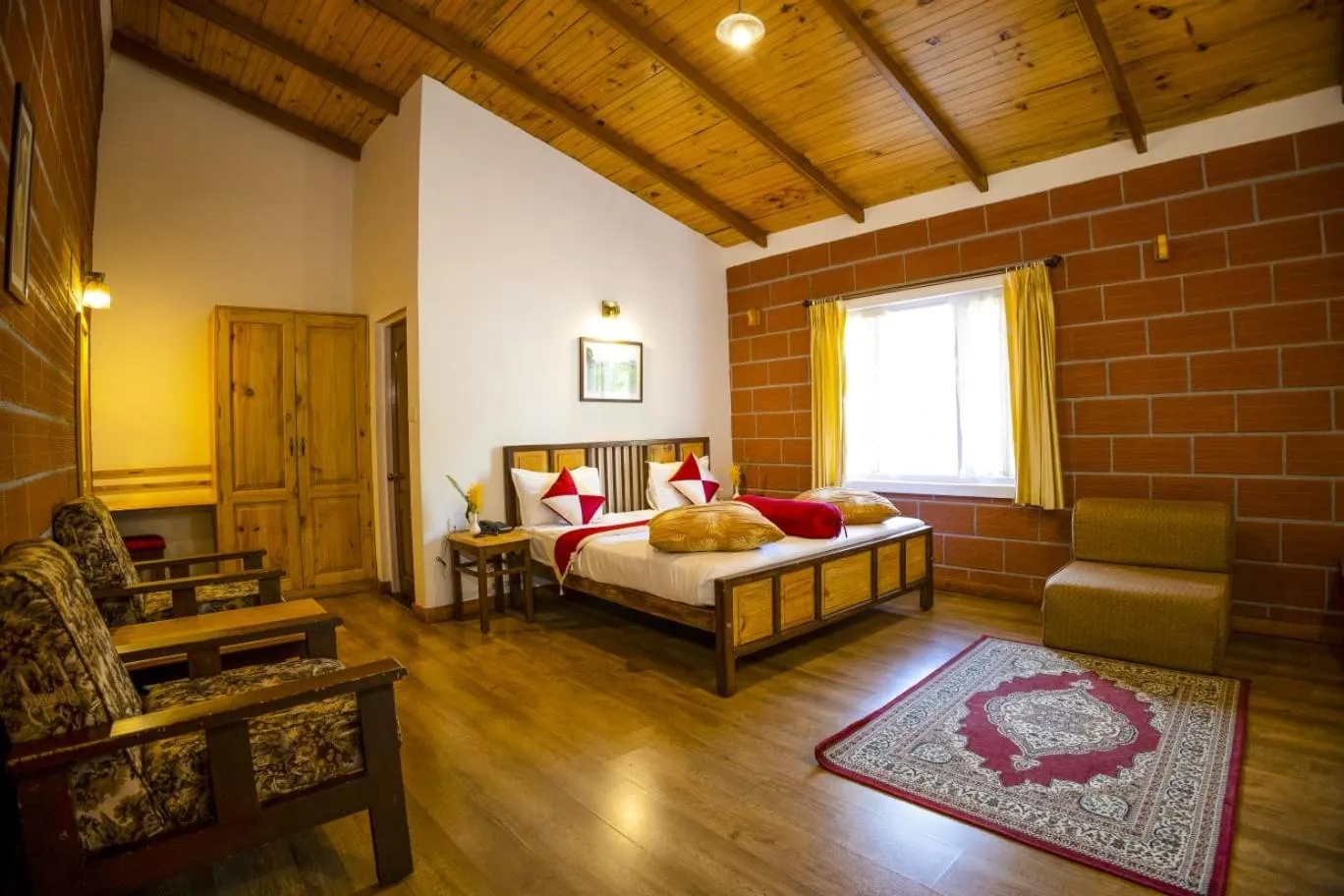 Bed in Altius Nest Hotel