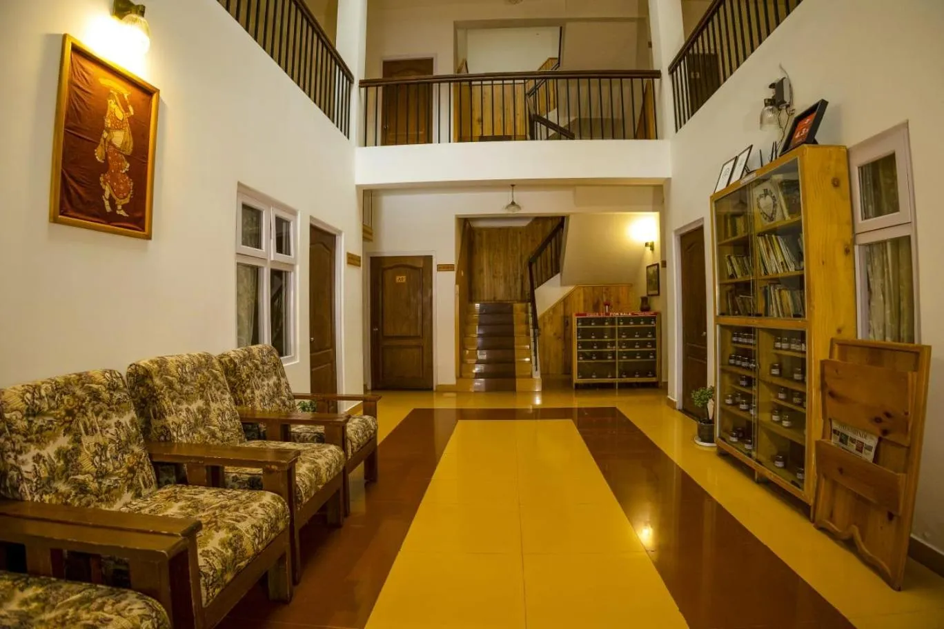 Library in Altius Nest Hotel