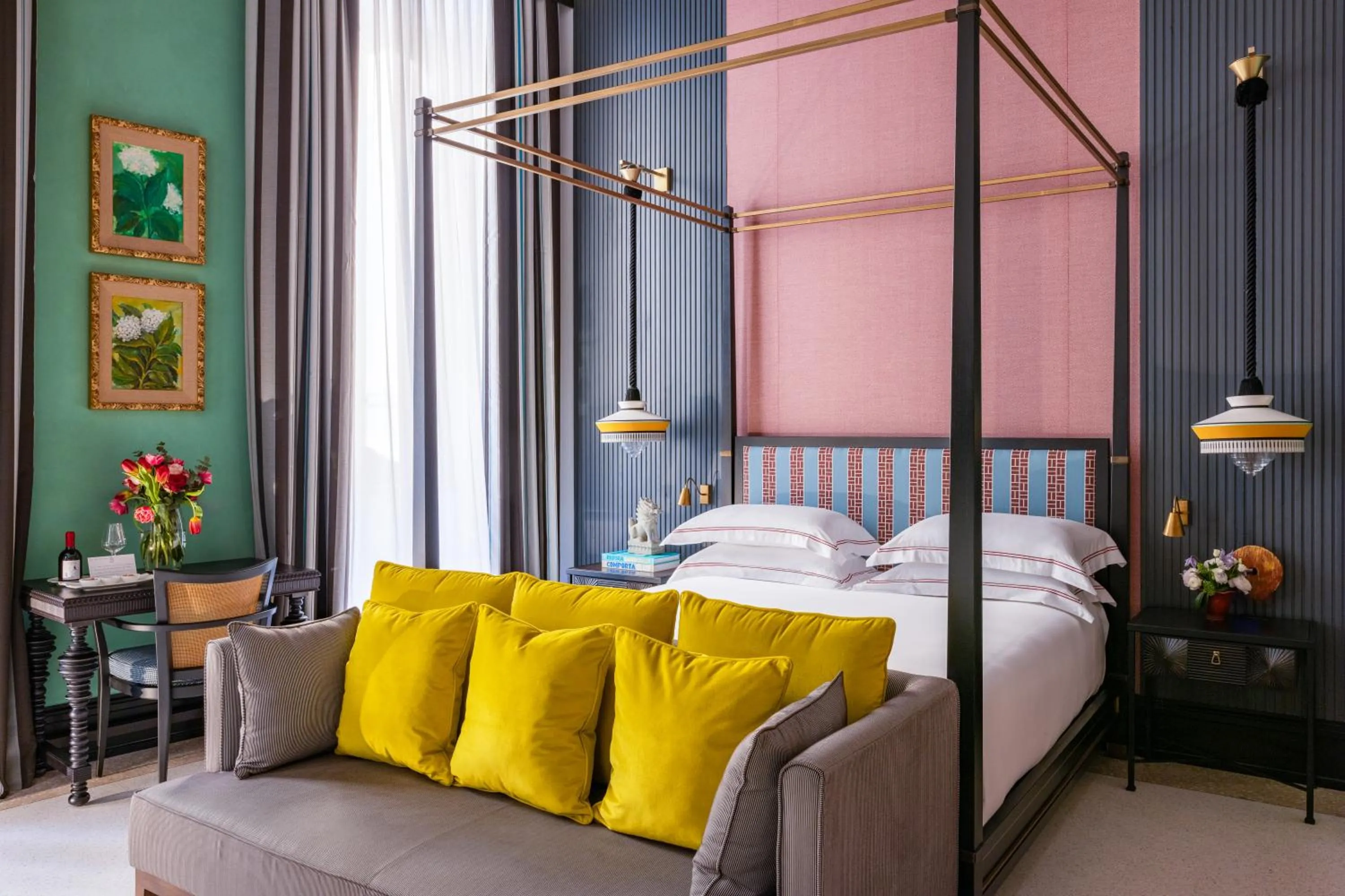 Bed in Palazzo Roma - The Leading Hotels of the World