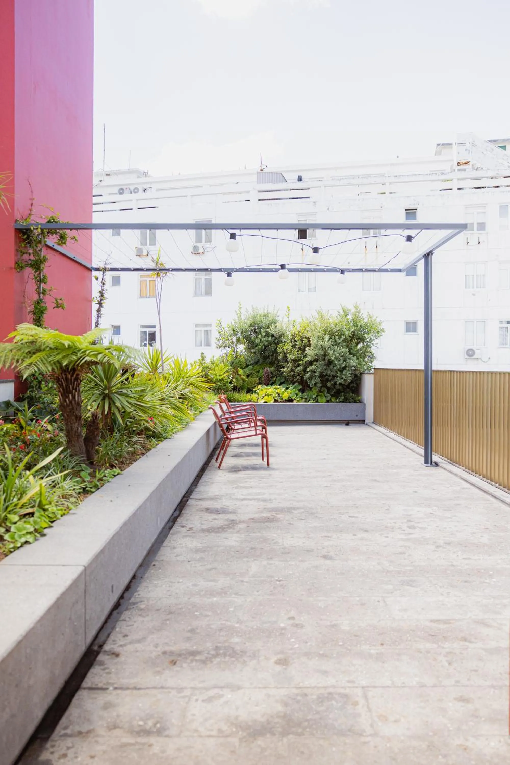 Balcony/Terrace in NINE DOTS Azorean Art Boutique Hotel