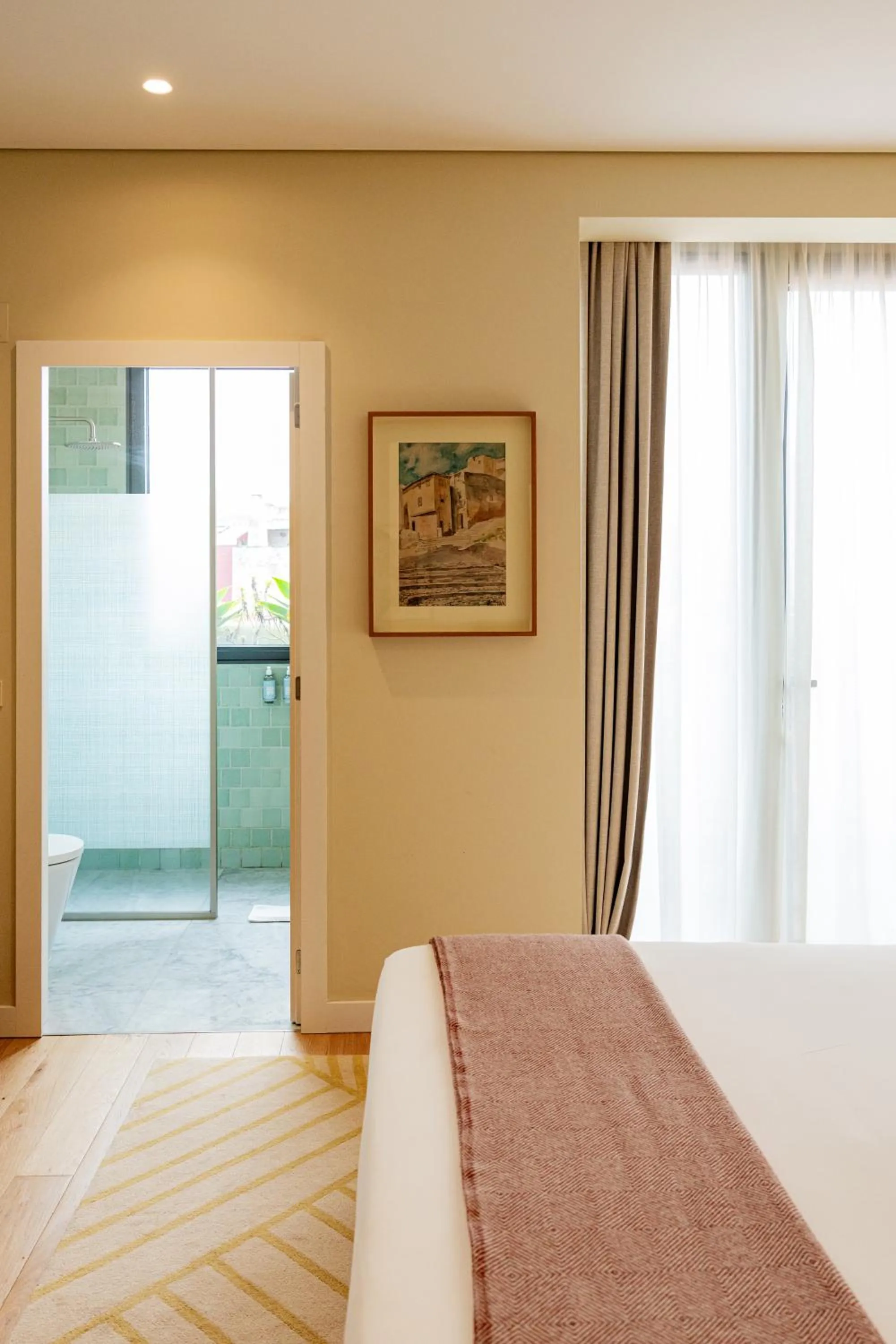 Bedroom, Bed in NINE DOTS Azorean Art Boutique Hotel