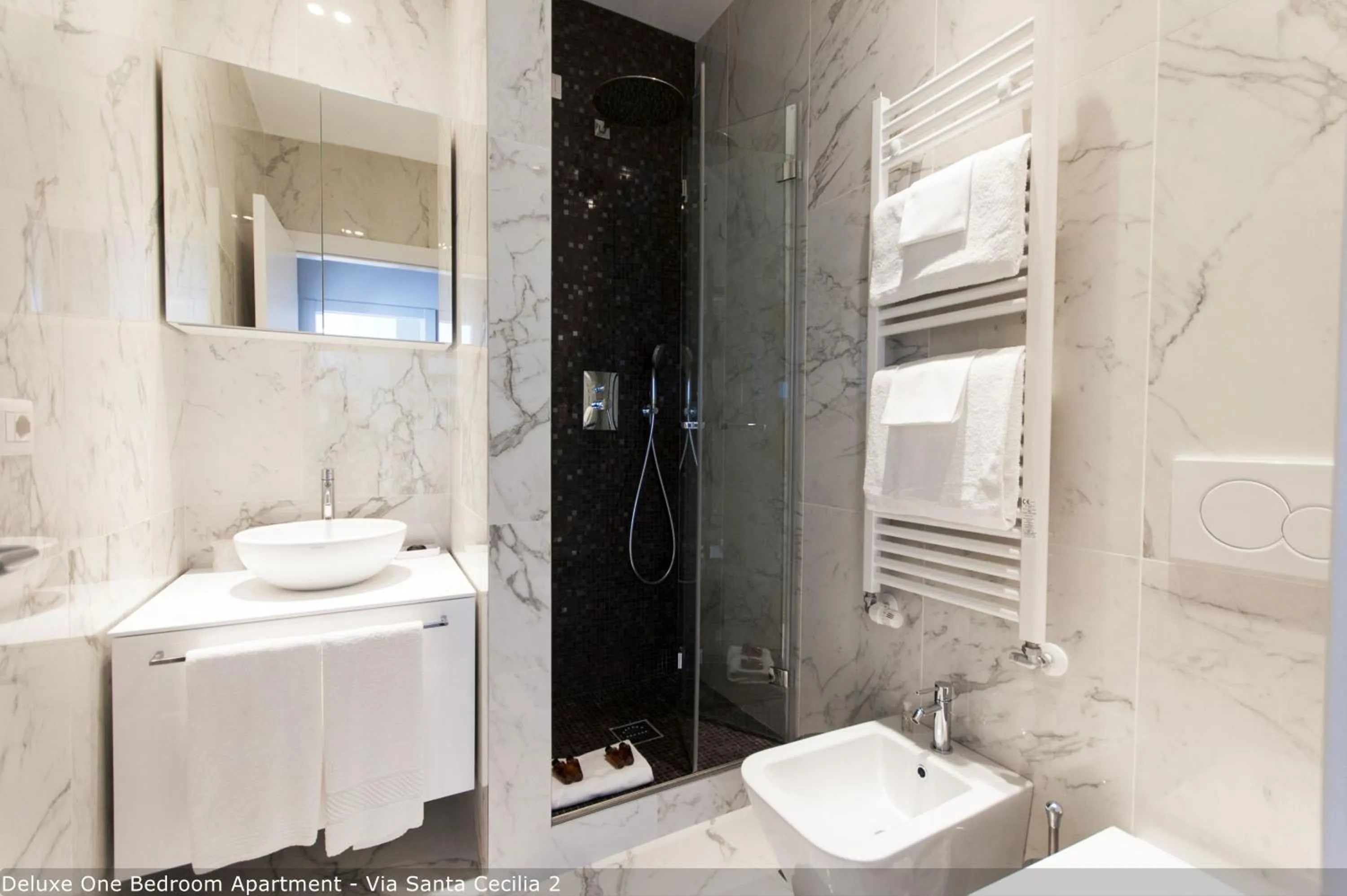 Shower in Brera Apartments in San Babila