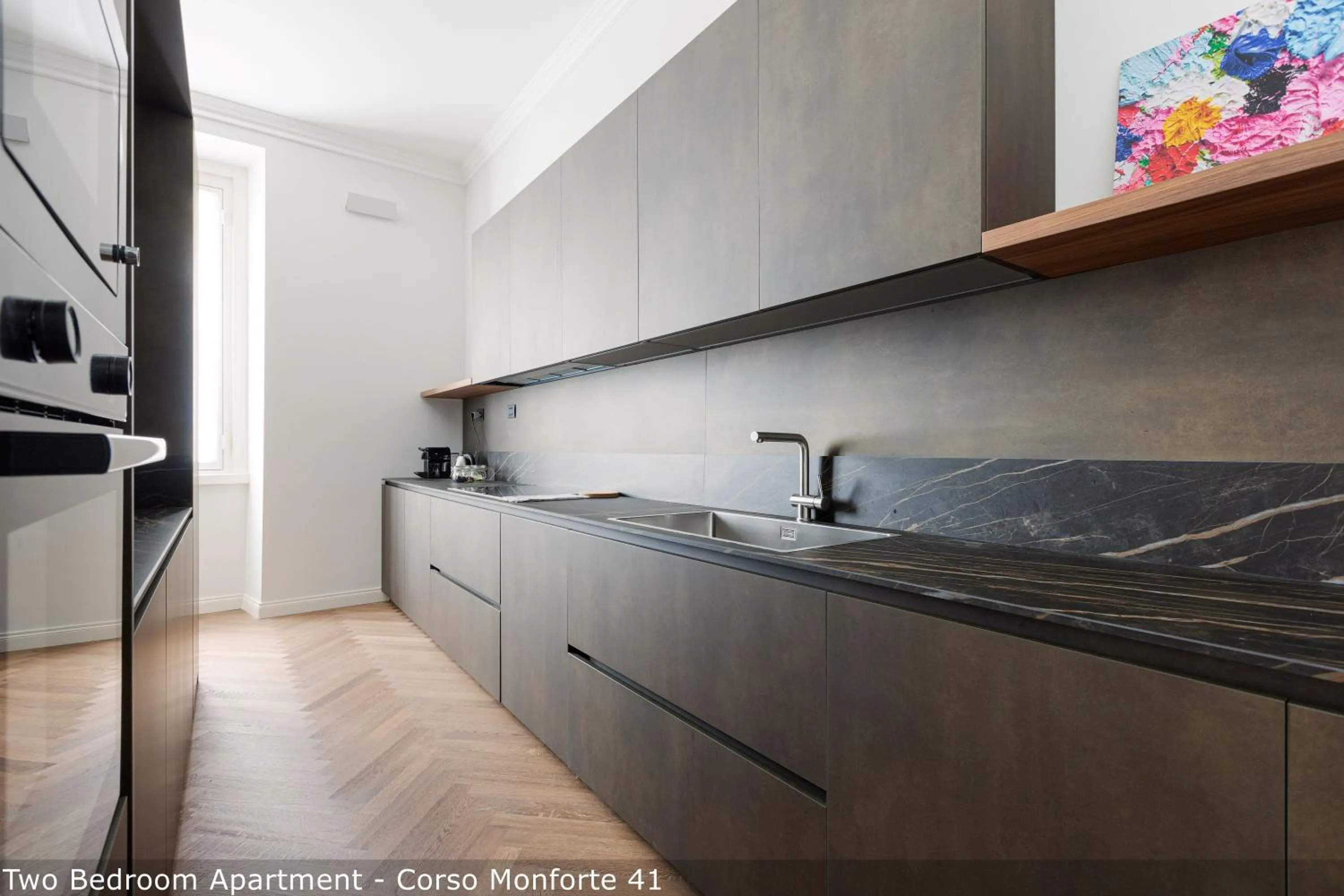Kitchen or kitchenette in Brera Apartments in San Babila