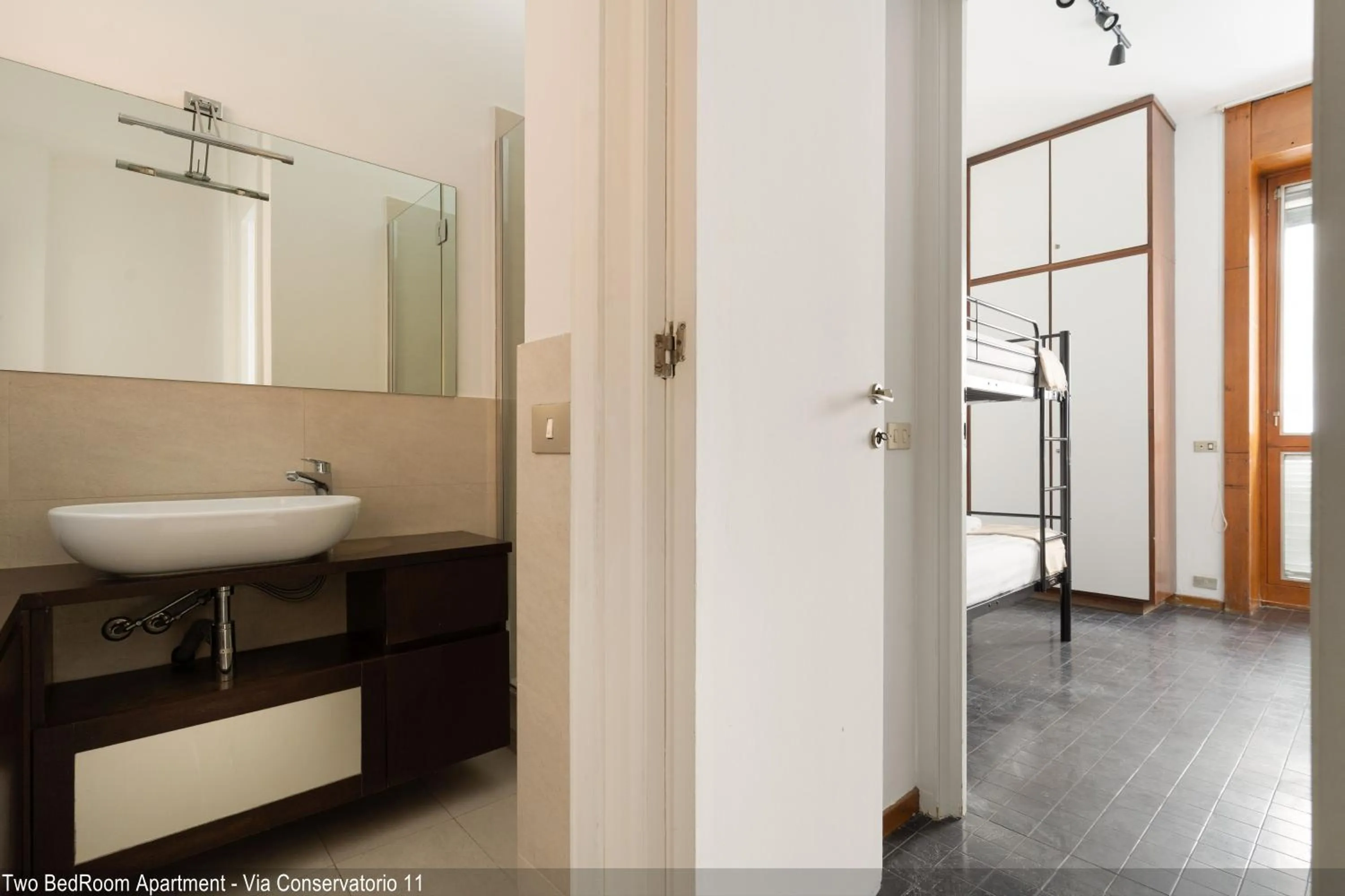 Bathroom in Brera Apartments in San Babila