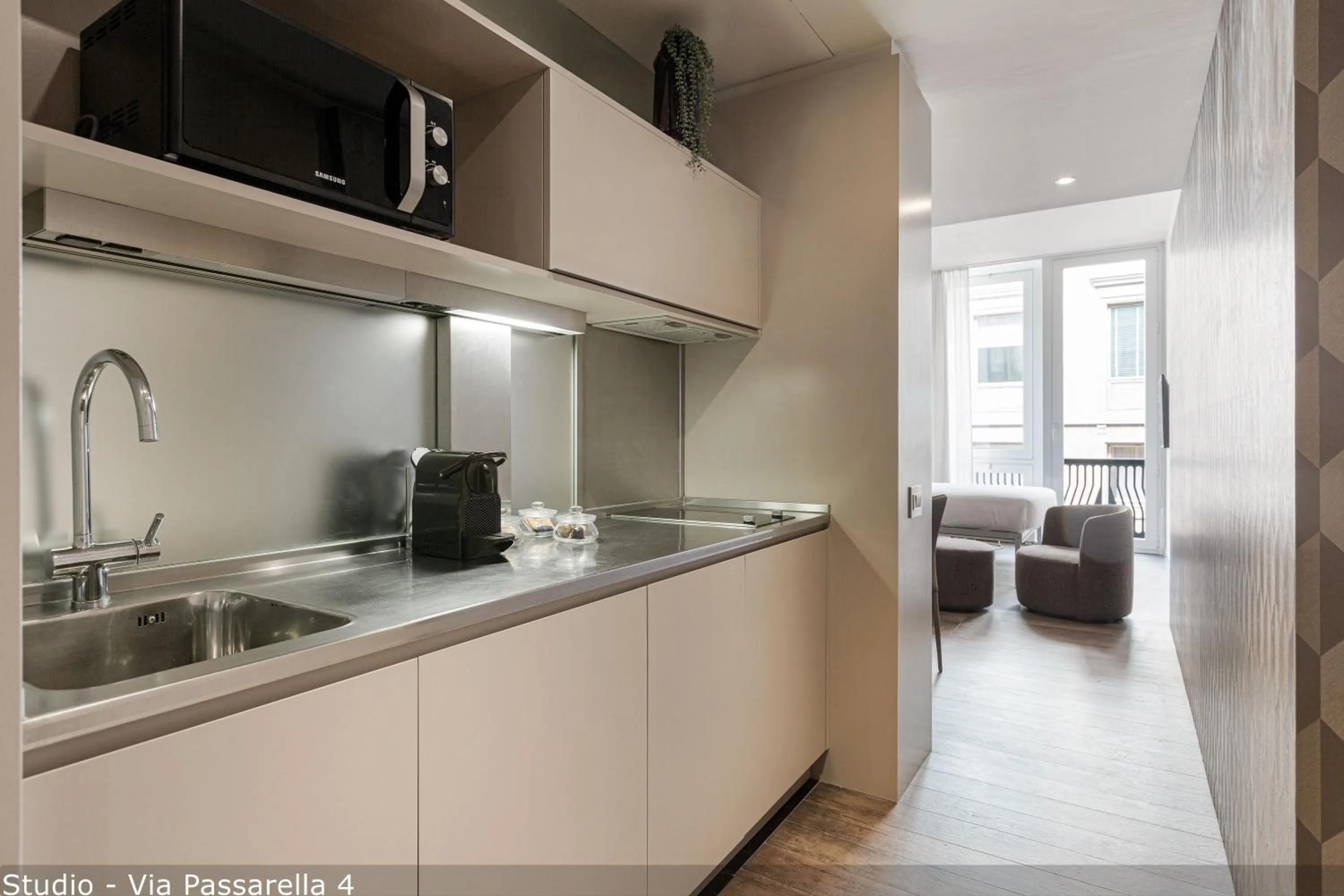 Kitchen or kitchenette in Brera Apartments in San Babila