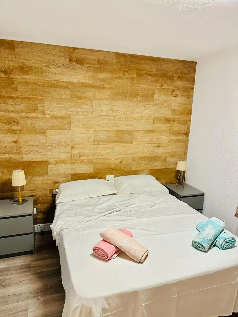 Bed in Apartamento Castle Harbour