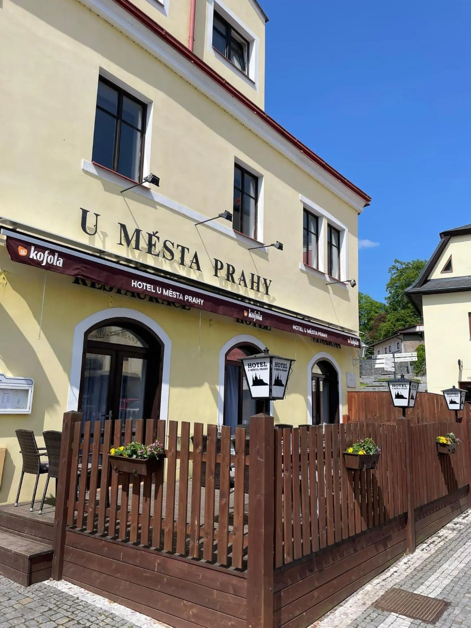 Property building in Hotel U města Prahy Náchod