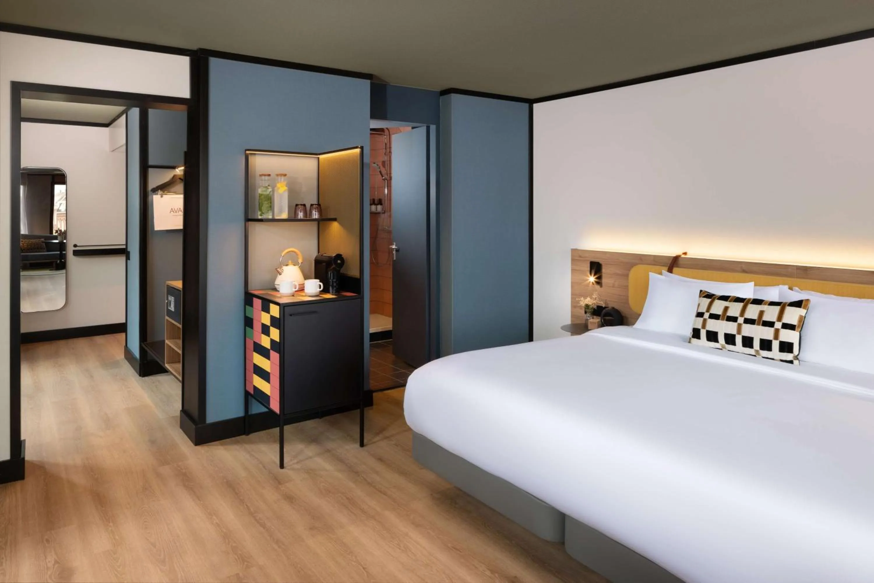 Bedroom, Bed in Avani Museum Quarter Amsterdam Hotel