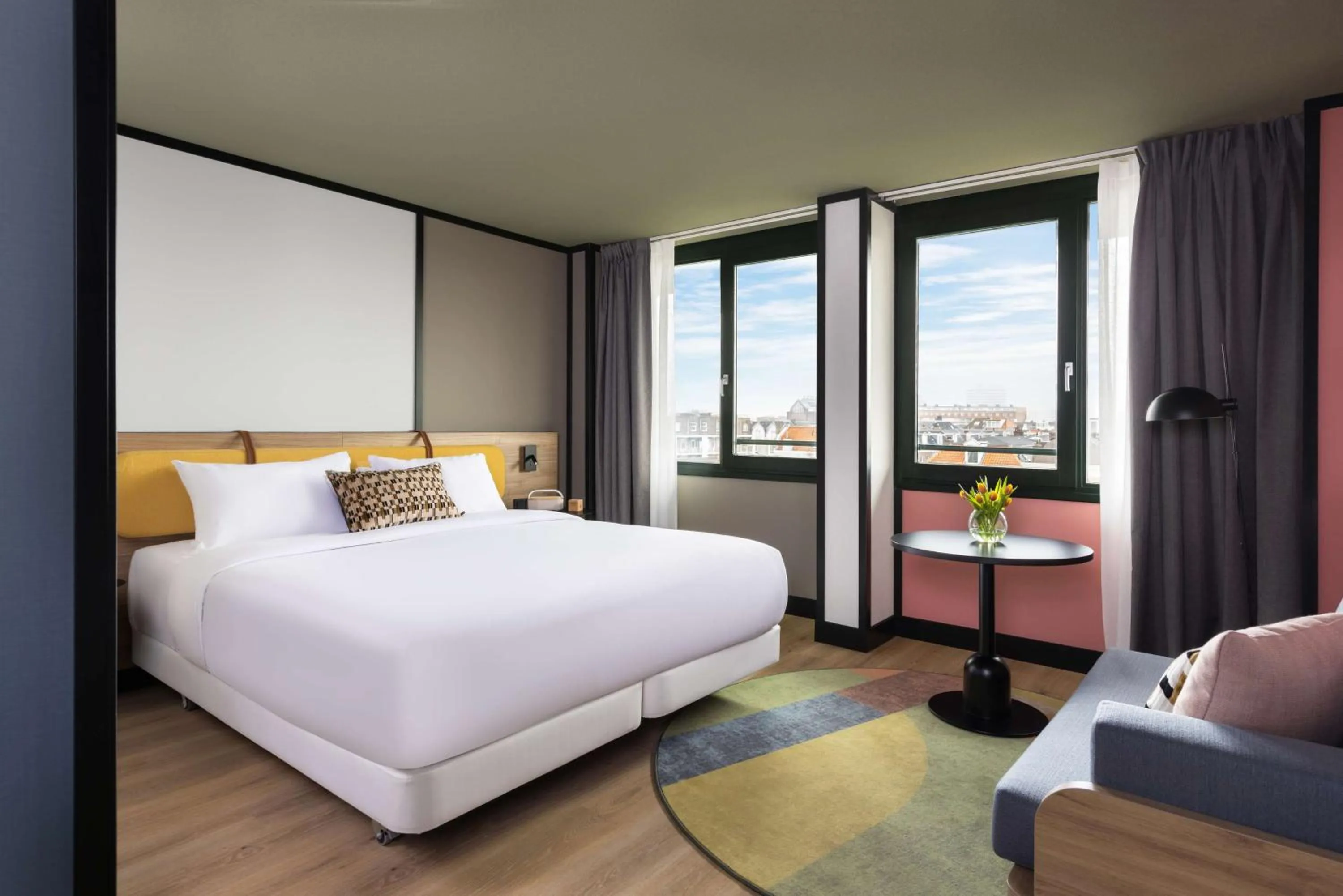 Bedroom, Bed in Avani Museum Quarter Amsterdam Hotel