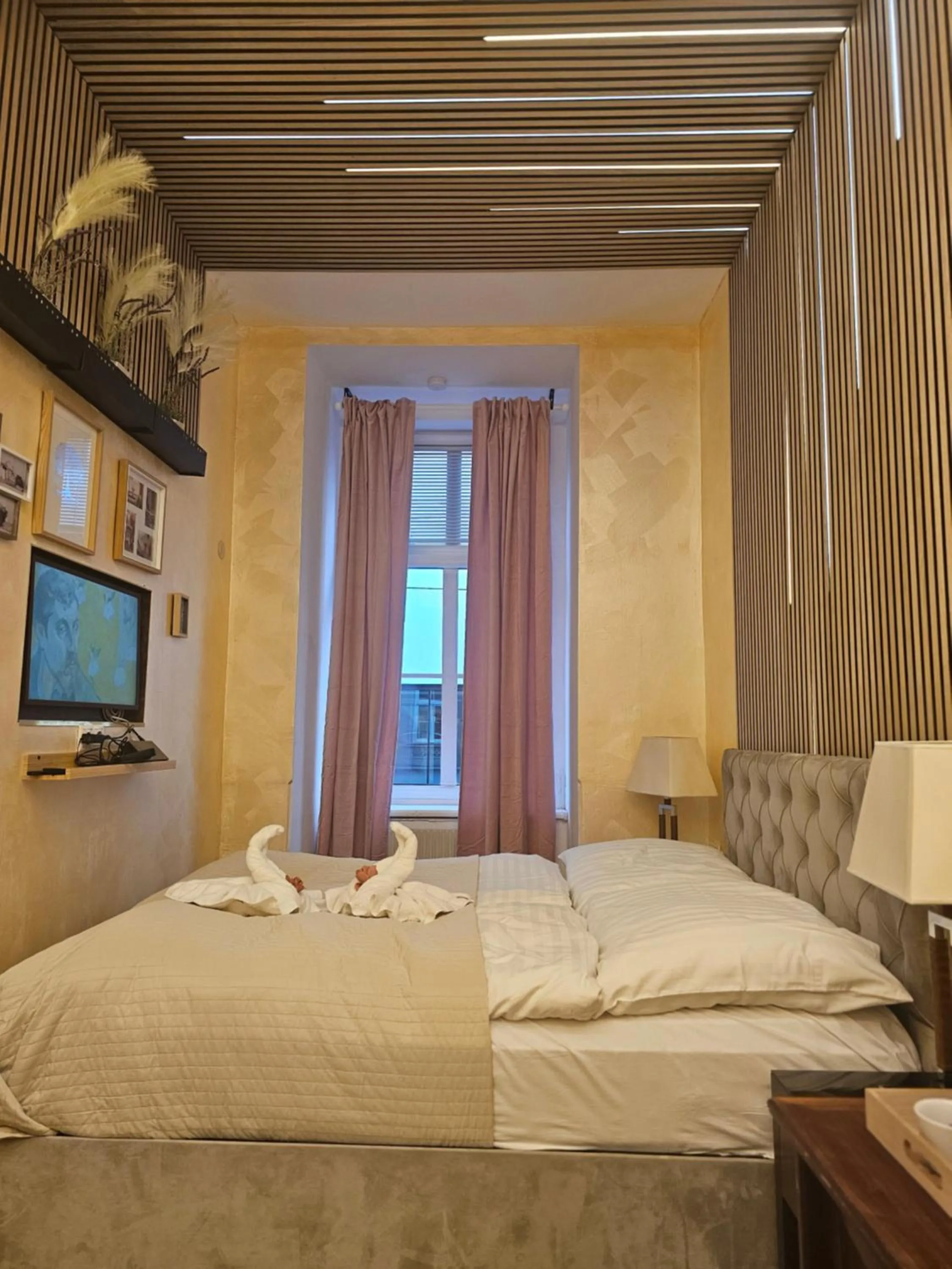 Bed in Urban Boutique Hotel