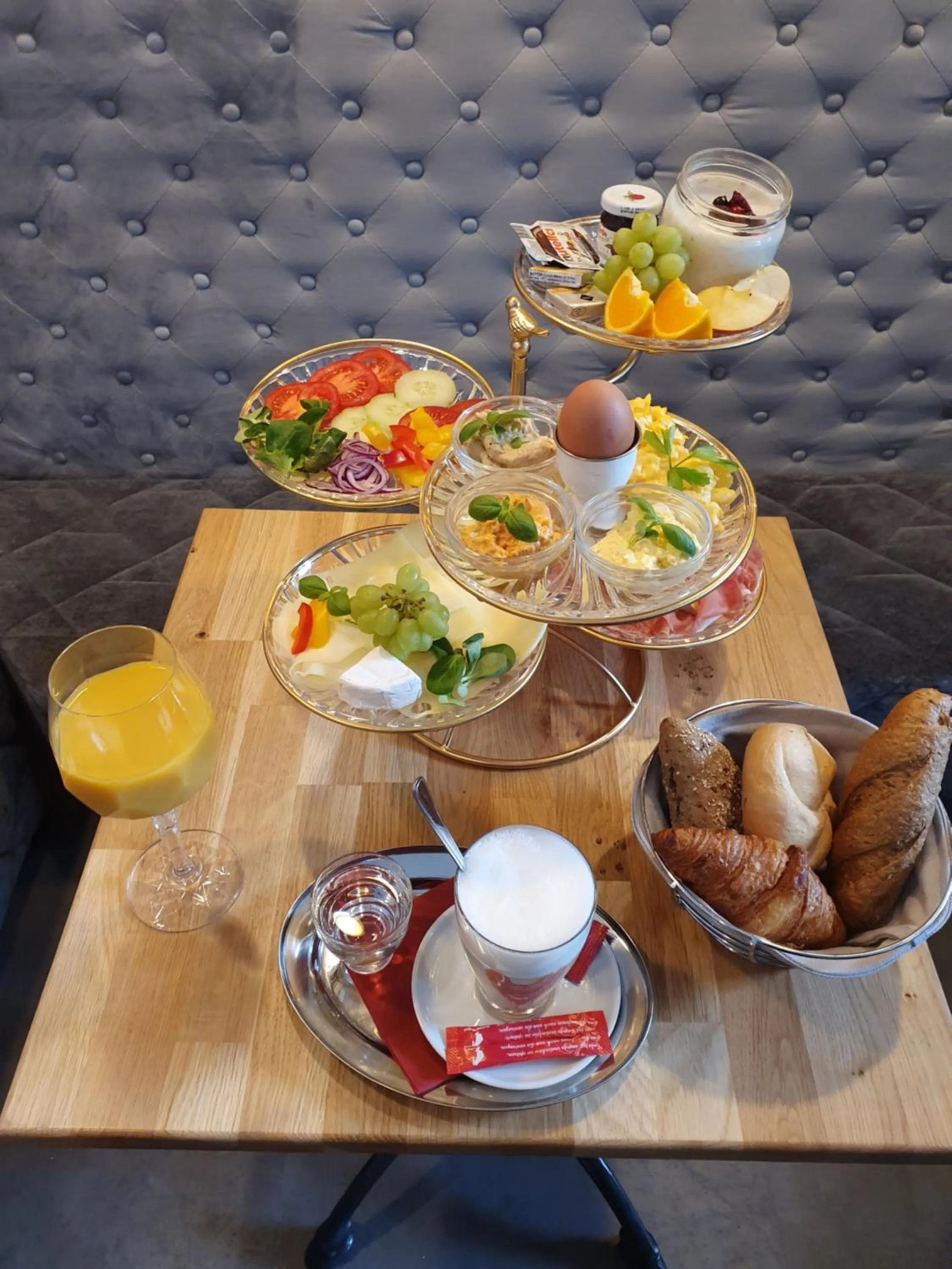 Continental breakfast in Urban Boutique Hotel