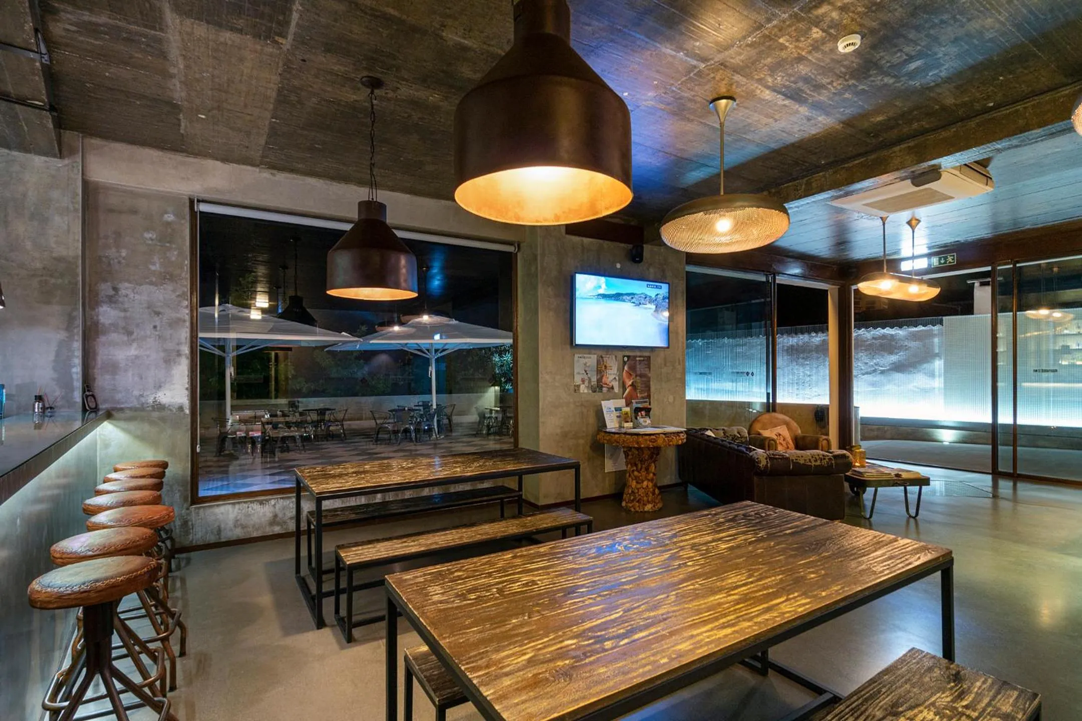 Lobby or reception in N1 Hostel Apartments and Suites