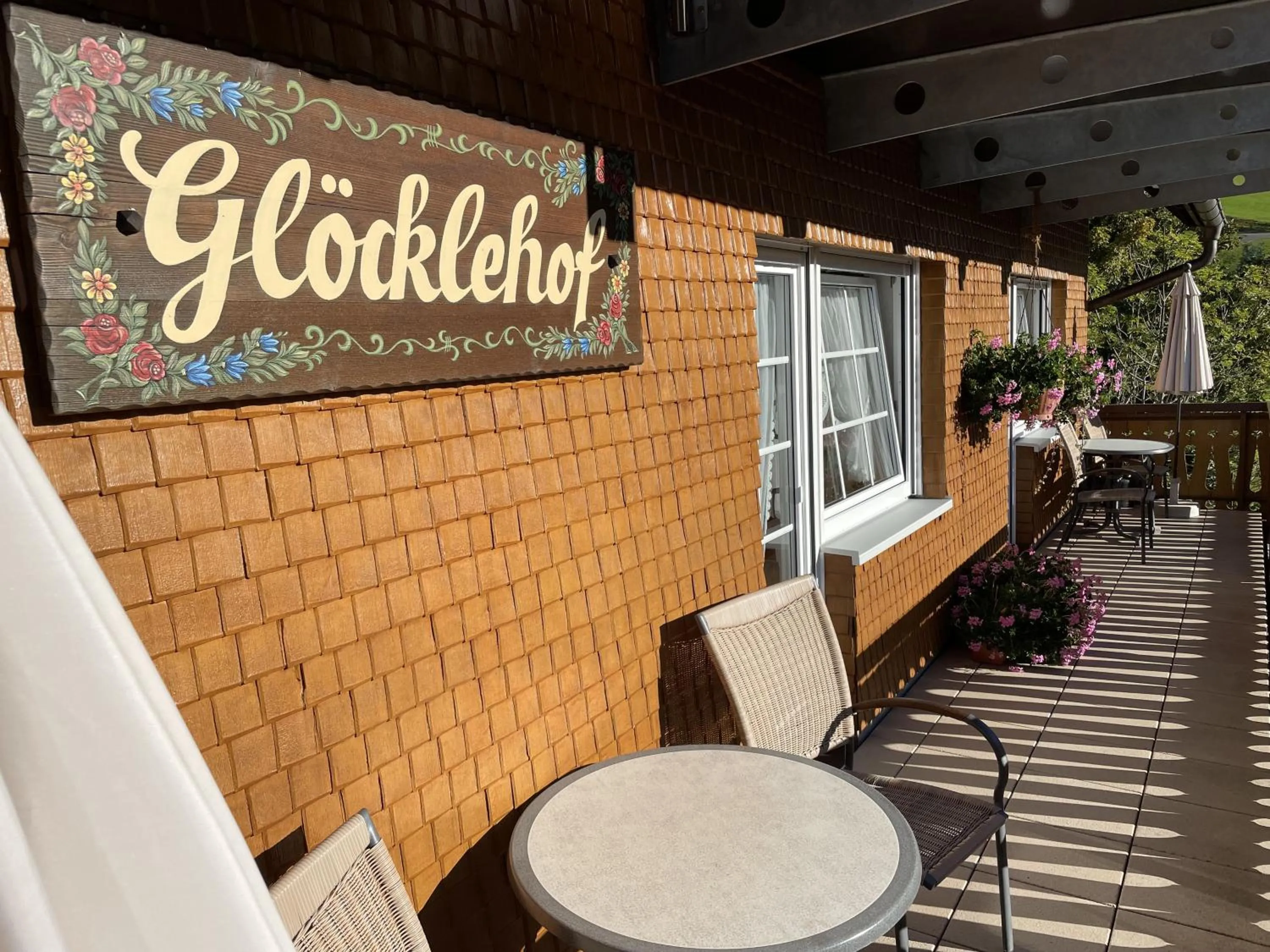 Balcony/Terrace in Pension Glöcklehof