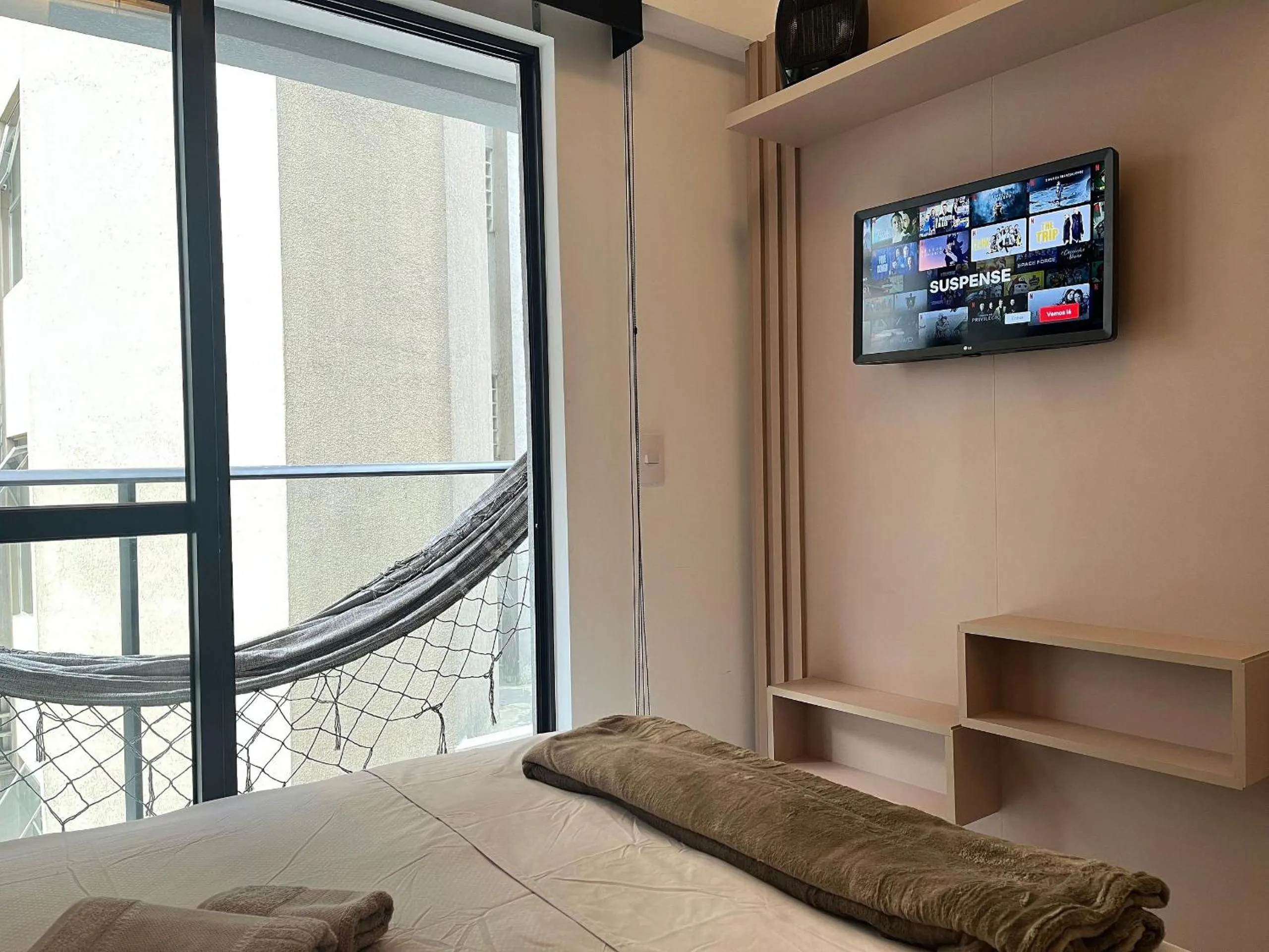 Balcony/Terrace, Bed in Start - Vila Izabel | Gonzaga Stays