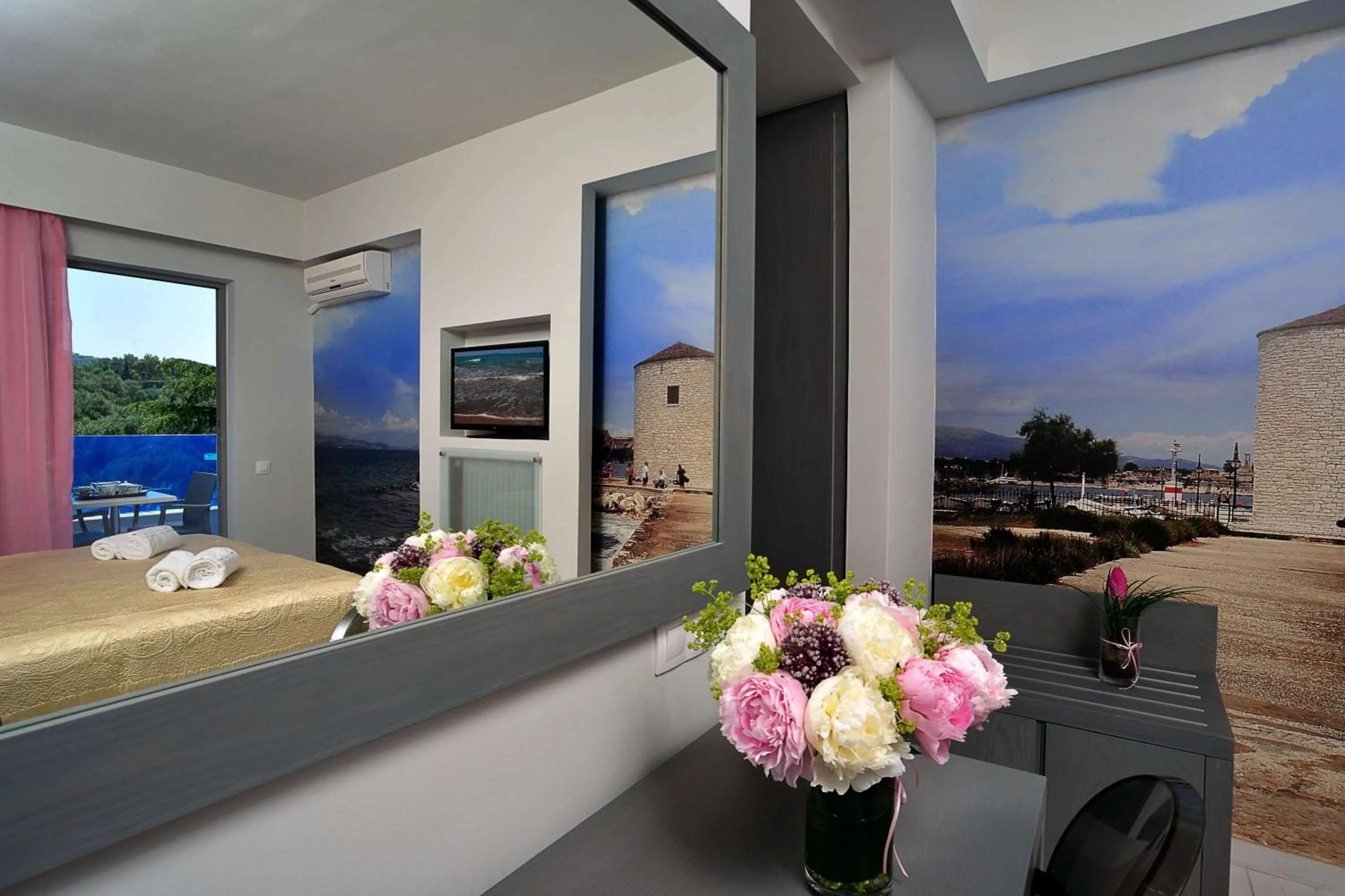 Bed in TRYP by Wyndham Corfu Dassia