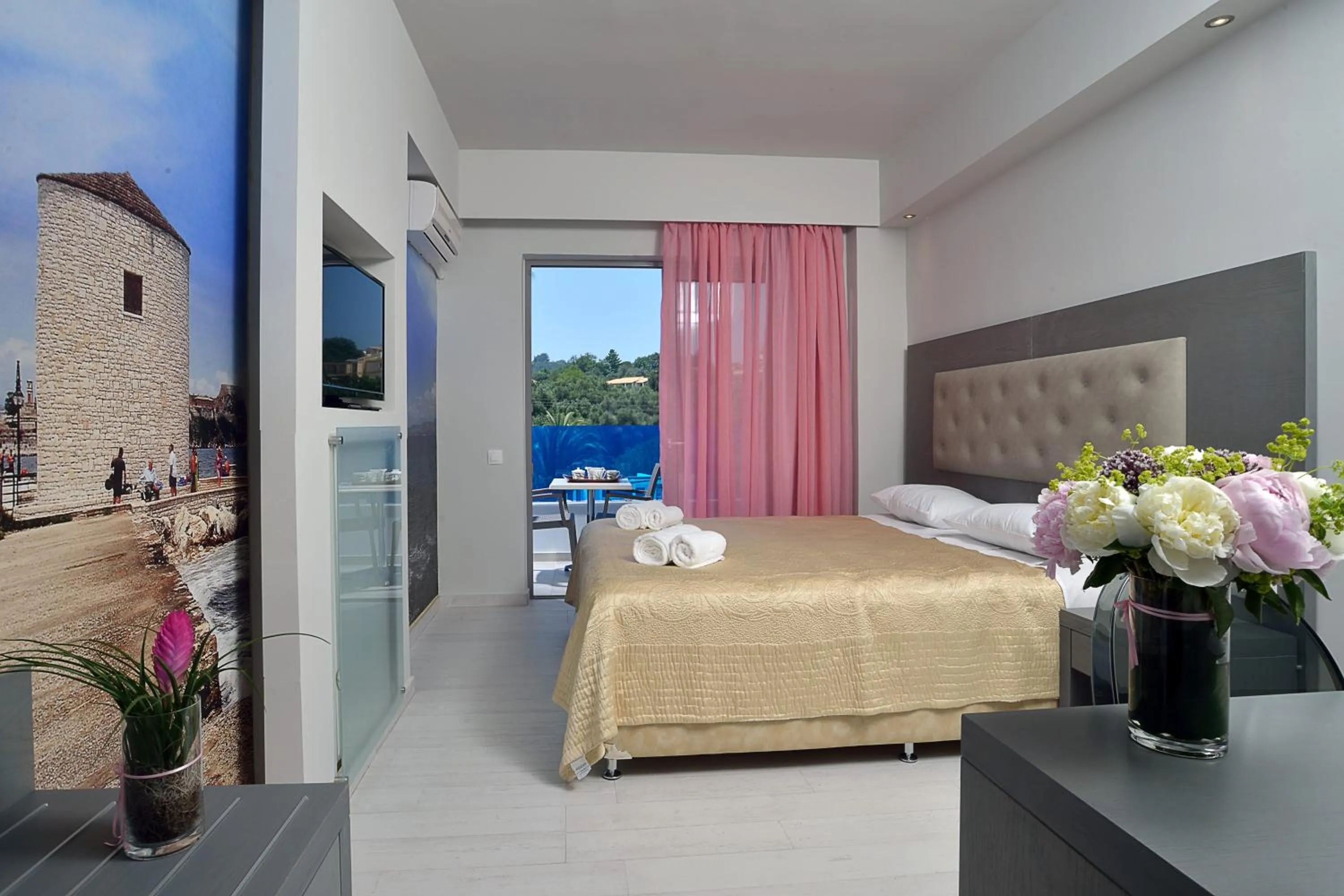 Bedroom, Bed in TRYP by Wyndham Corfu Dassia