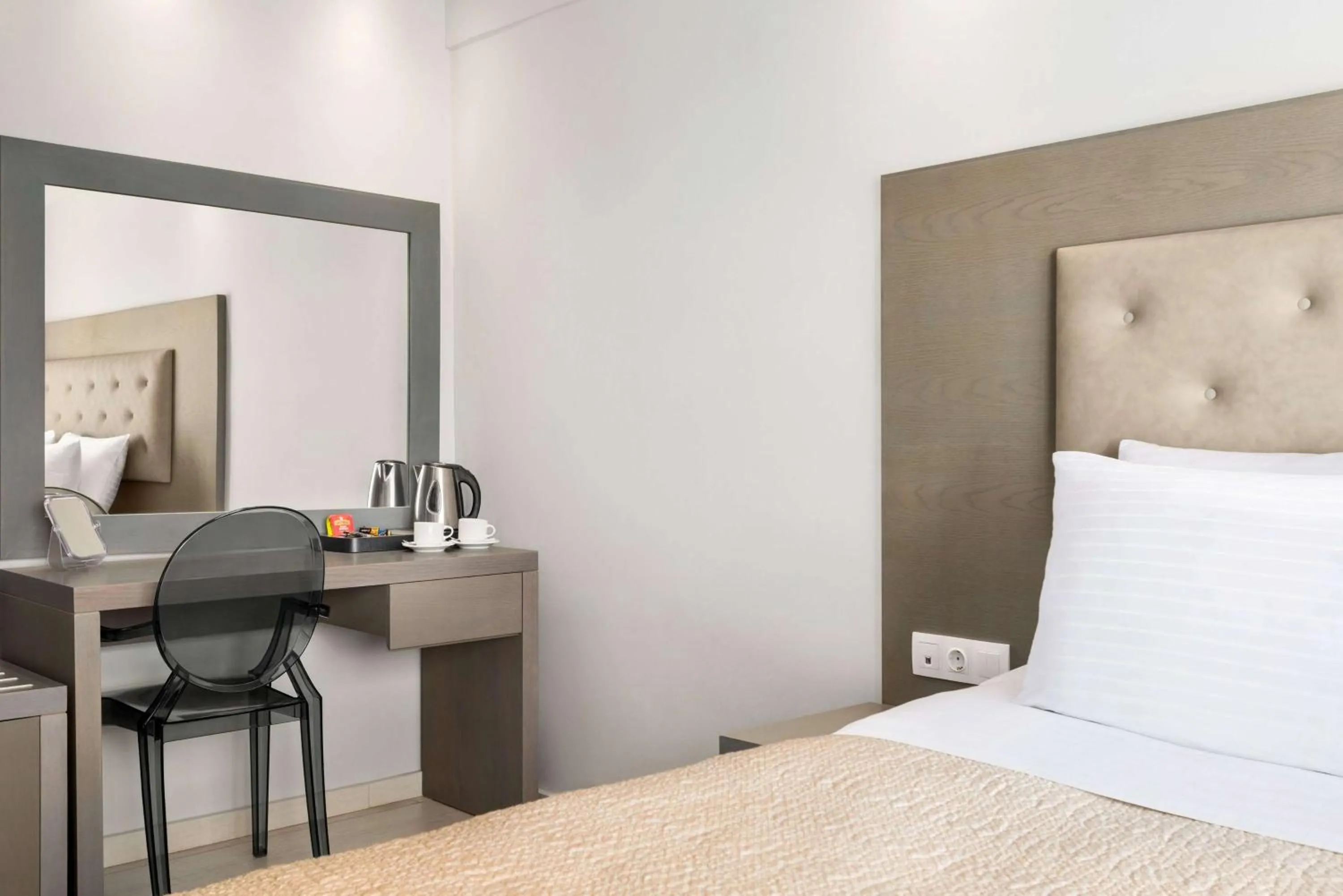 View (from property/room), Bed in TRYP by Wyndham Corfu Dassia