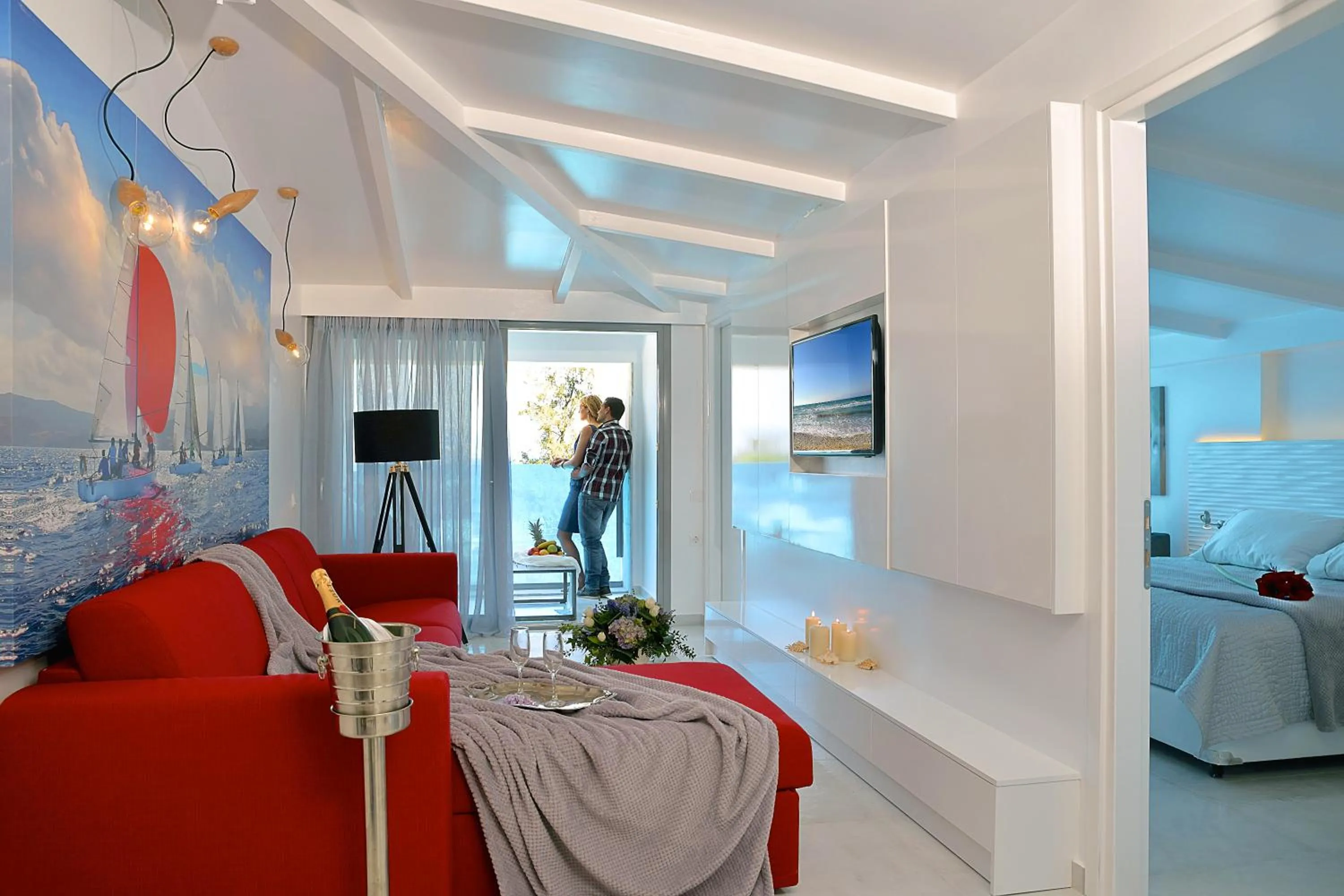 Photo of the whole room, Bed in TRYP by Wyndham Corfu Dassia