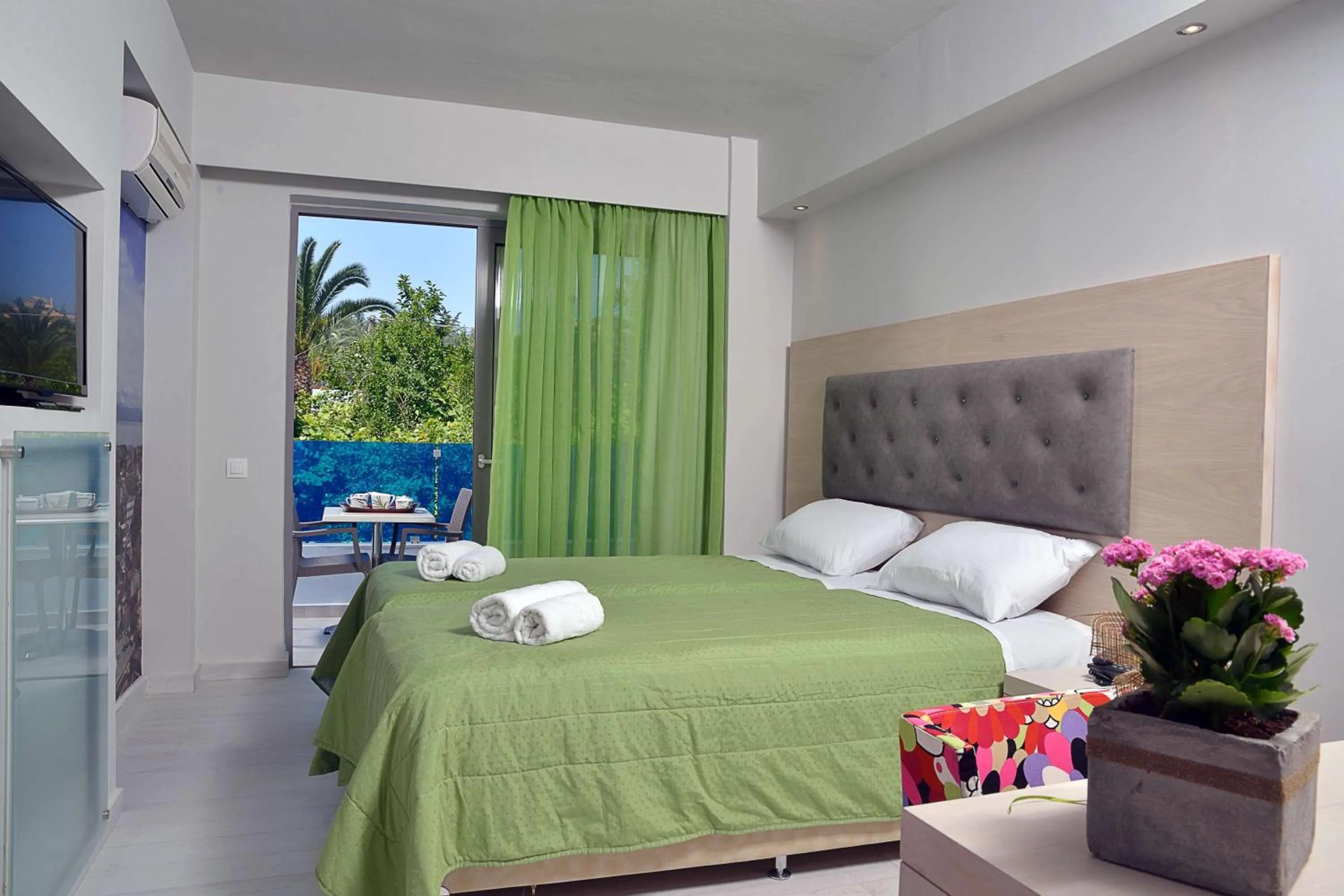 Bedroom, Bed in TRYP by Wyndham Corfu Dassia