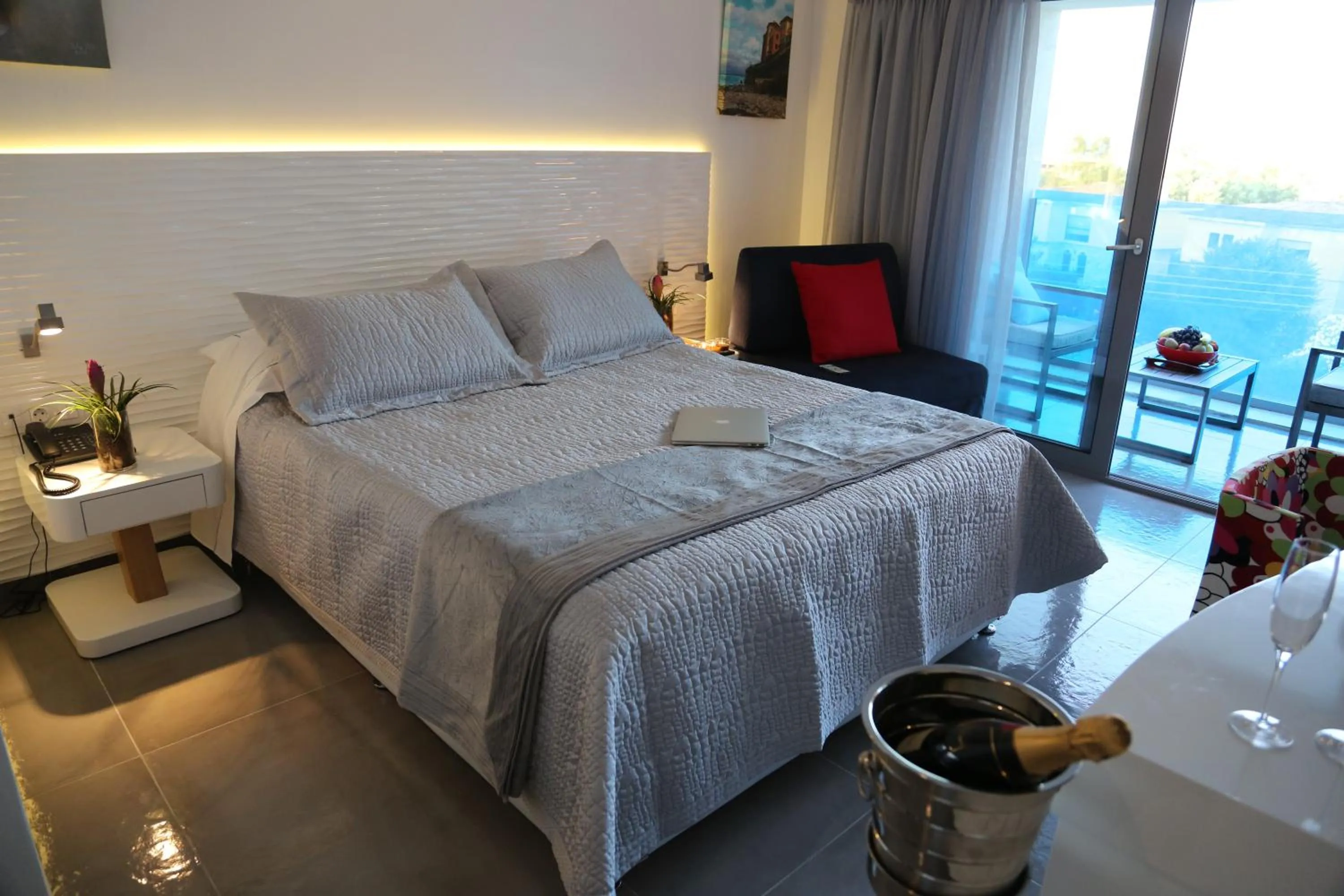 Bedroom, Bed in TRYP by Wyndham Corfu Dassia