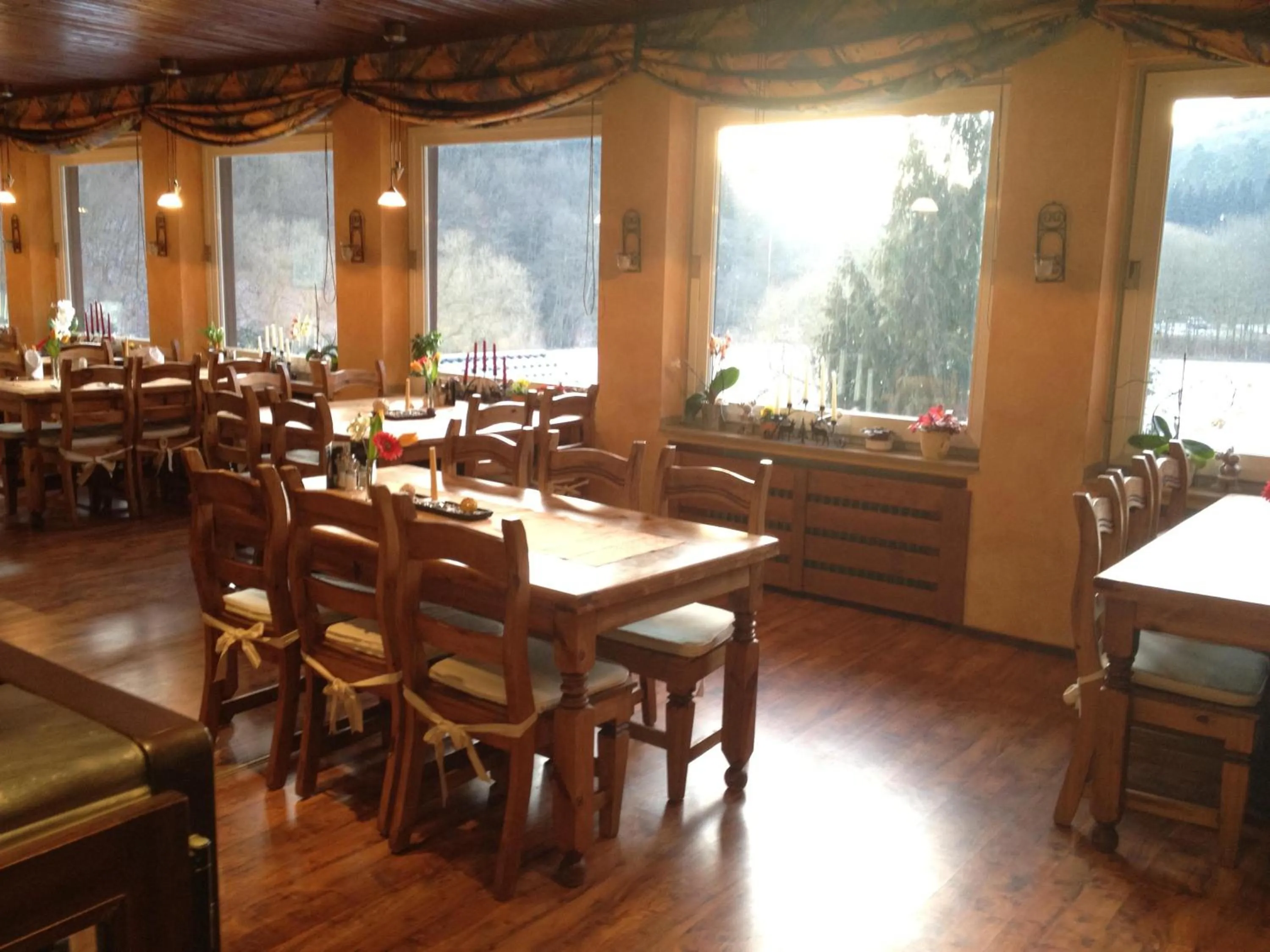 Dining area in Hotel Forsthaus