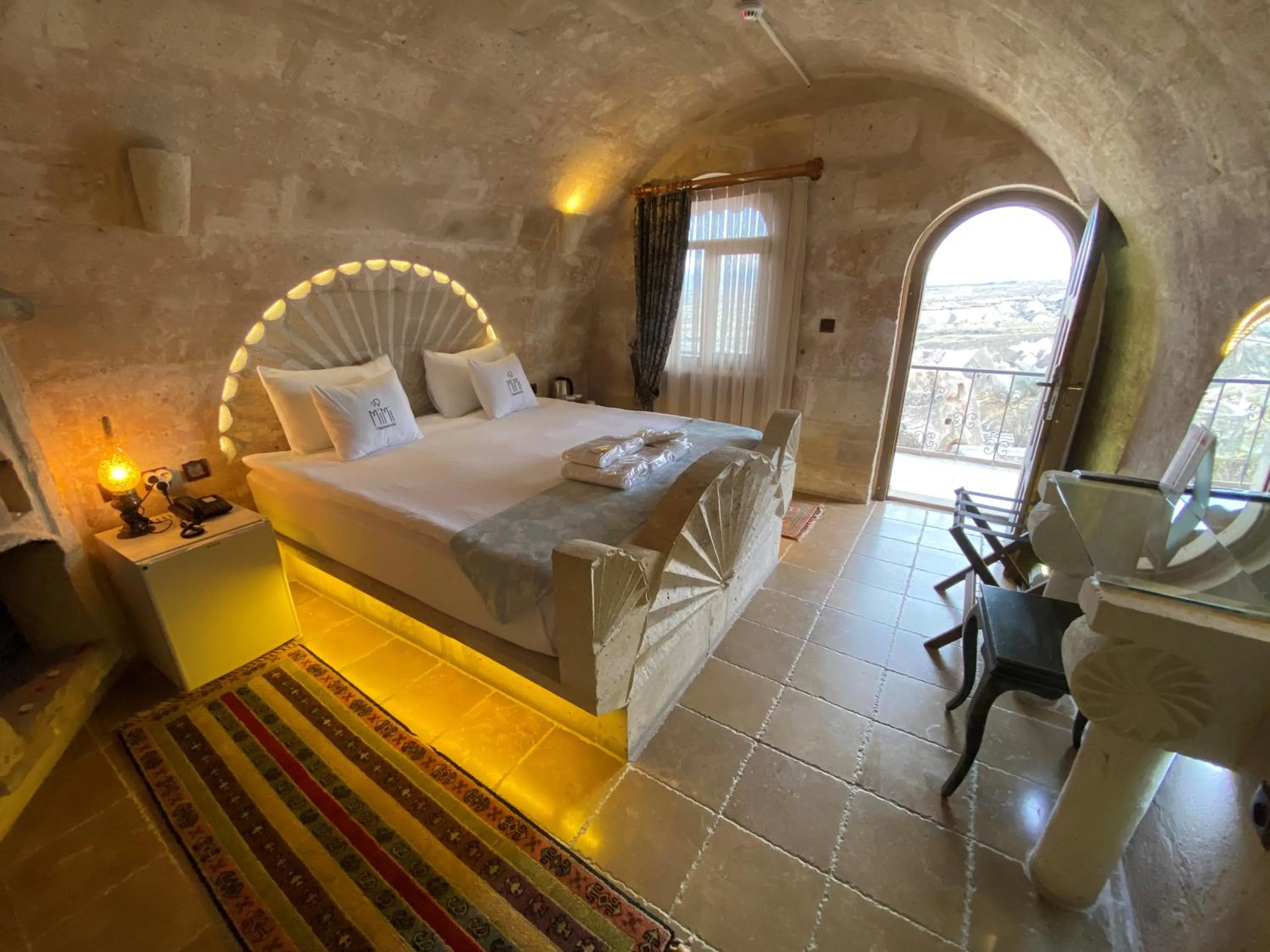 Photo of the whole room, Bed in Mimi Cappadocia Luxury Cave Hotel