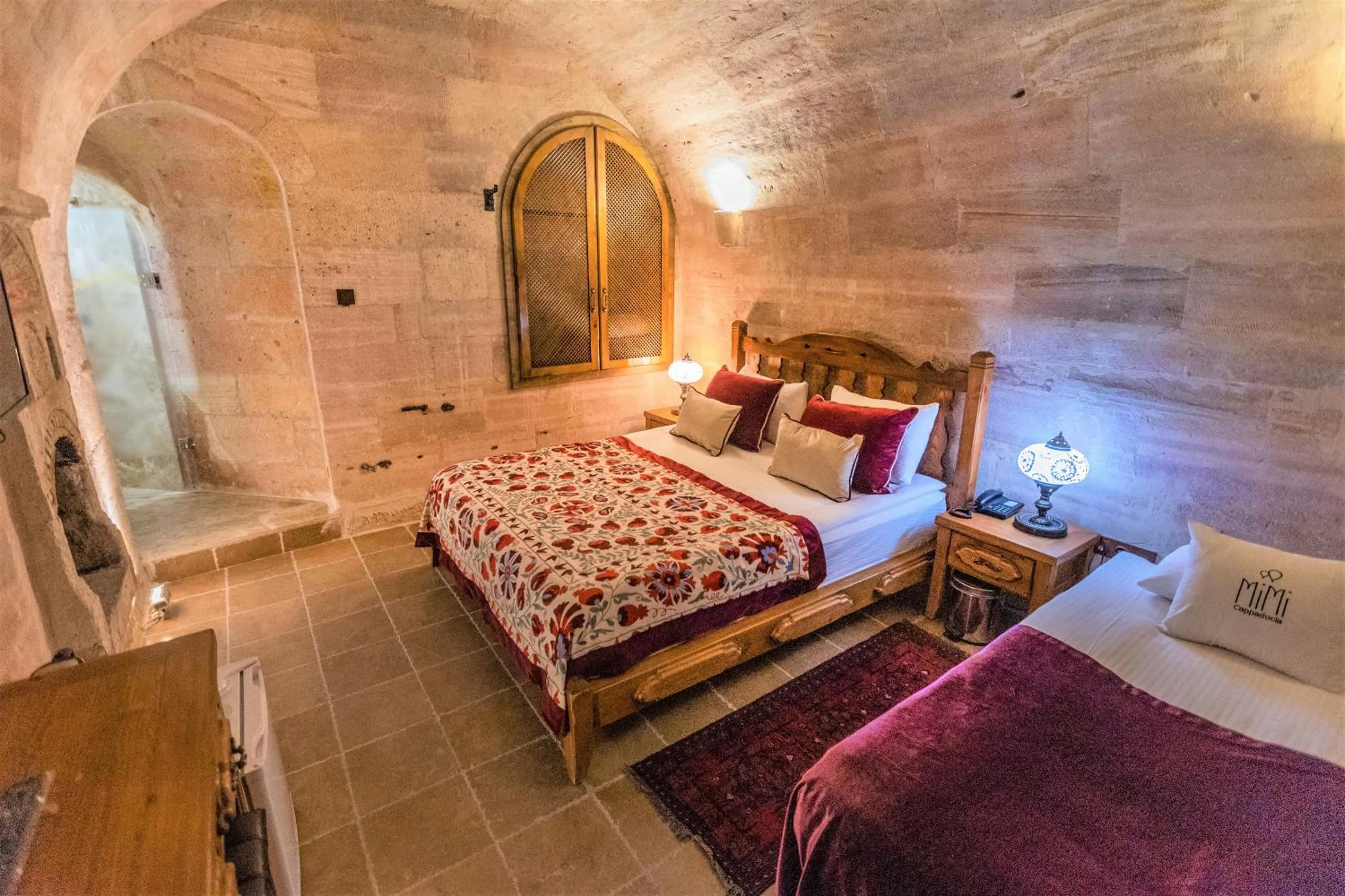 Photo of the whole room, Bed in Mimi Cappadocia Luxury Cave Hotel