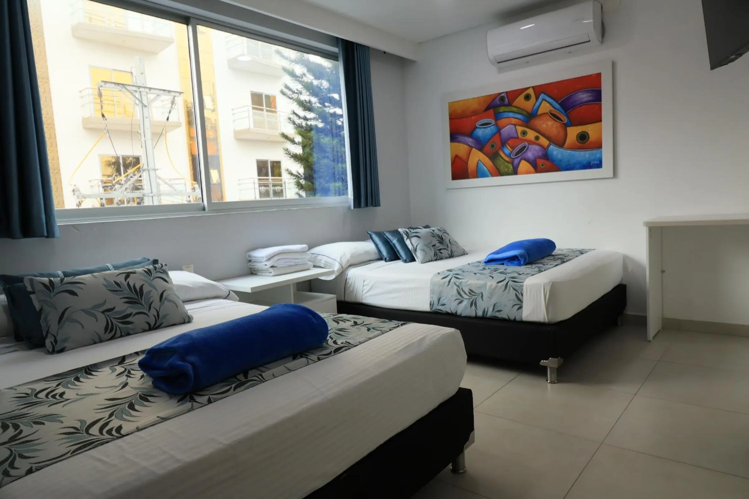 Bed in El Oscar Hotel