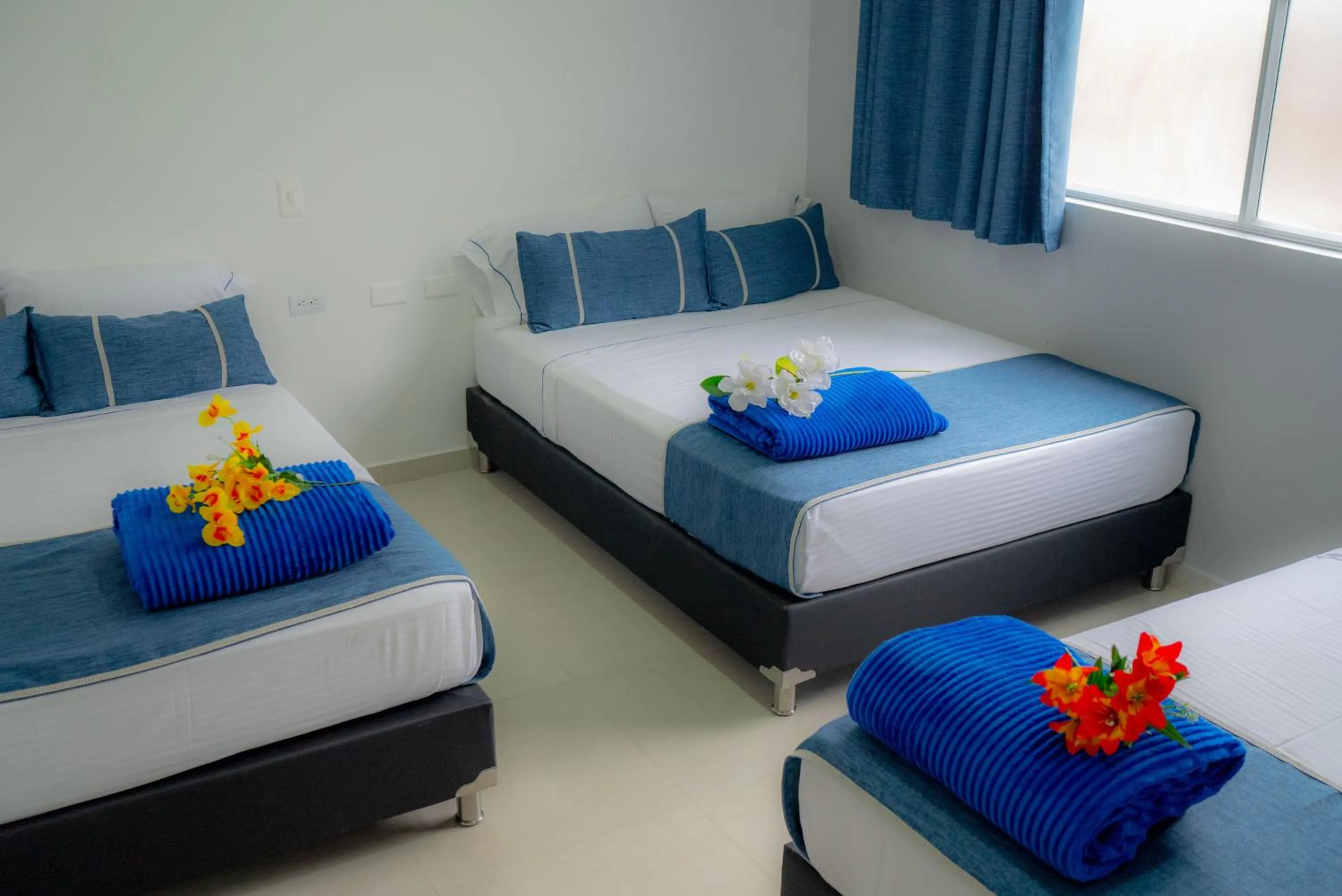 Bed in El Oscar Hotel