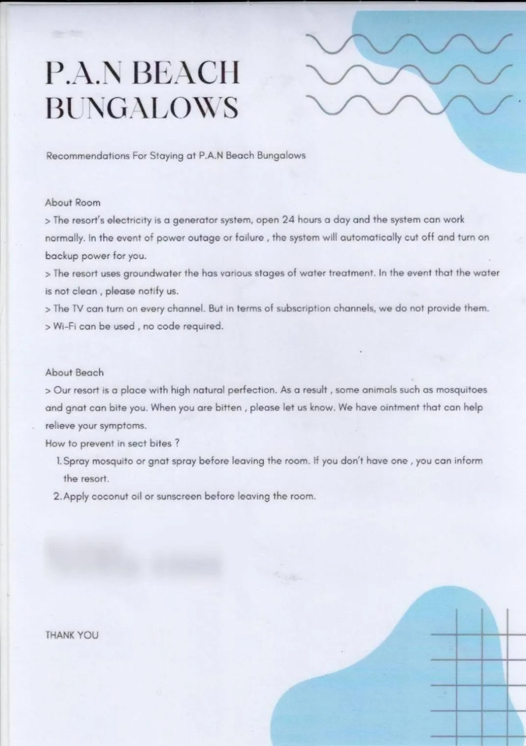 Text overlay in PAN Beachfront Resort Krabi