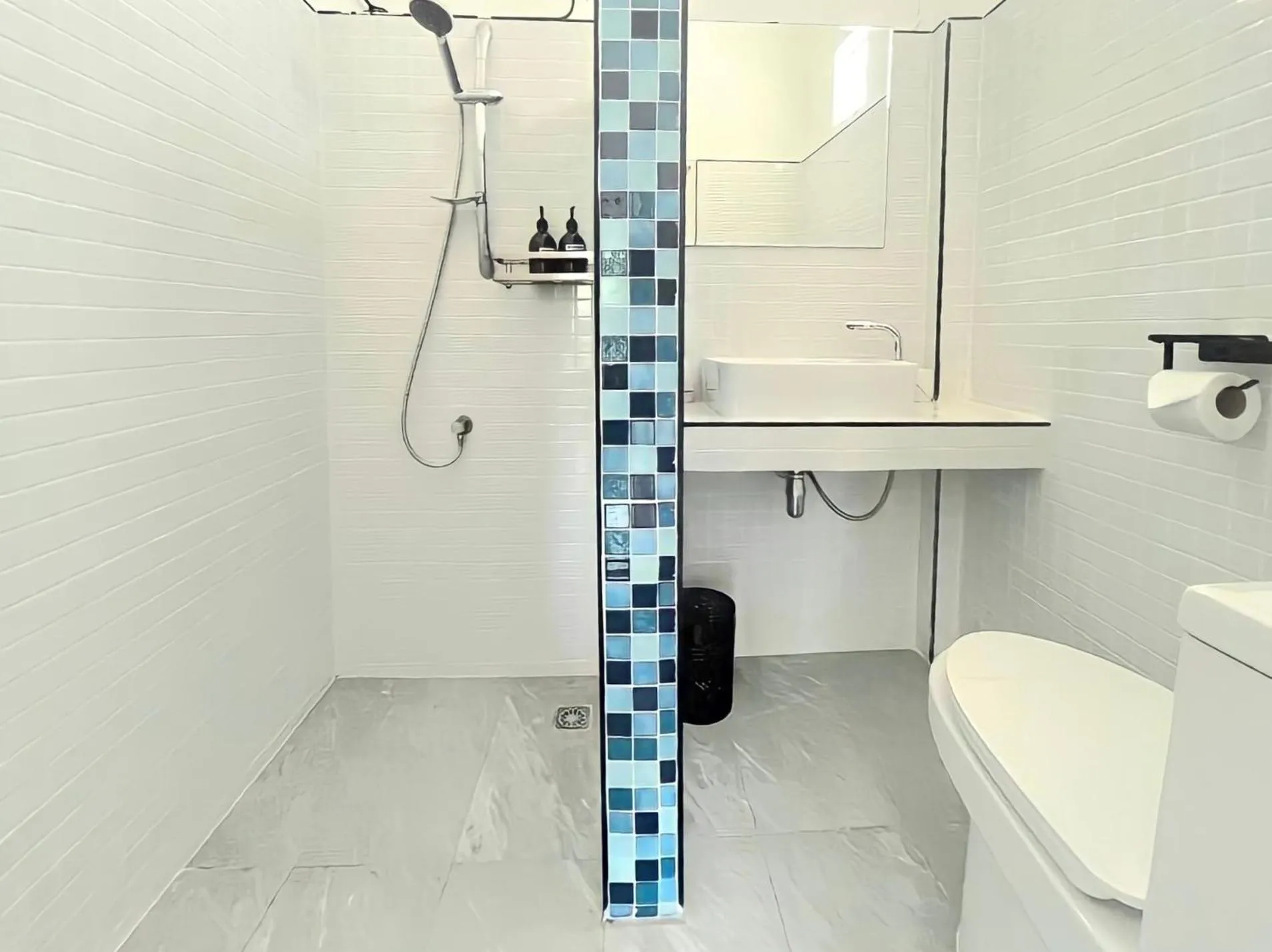 Bathroom in PAN Beachfront Resort Krabi