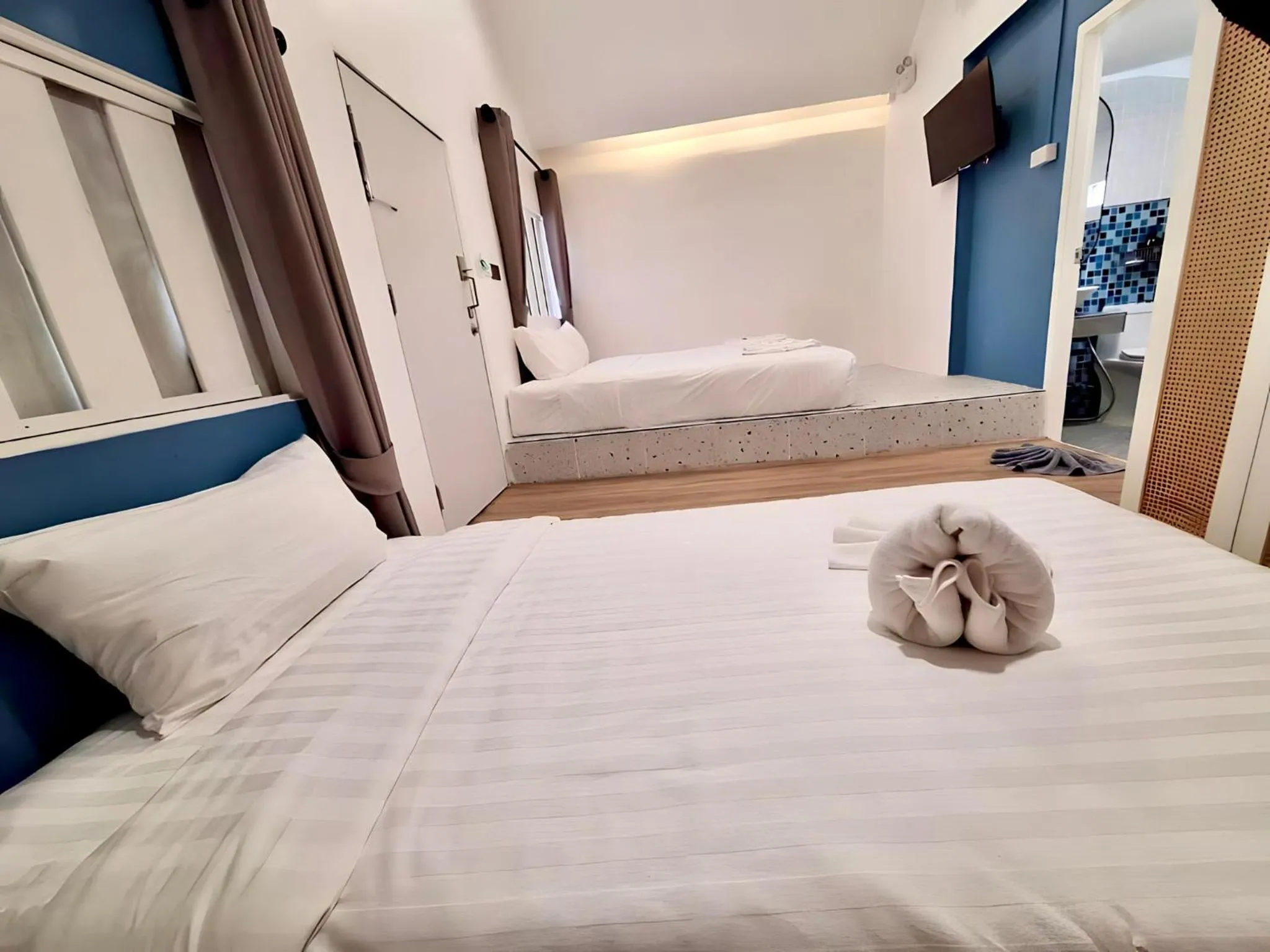 Bedroom, Bed in PAN Beachfront Resort Krabi