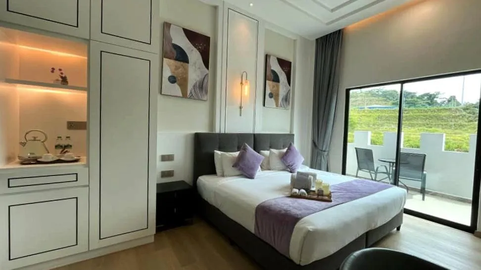 Bed in Cameron Lavender Mansion by PLAY