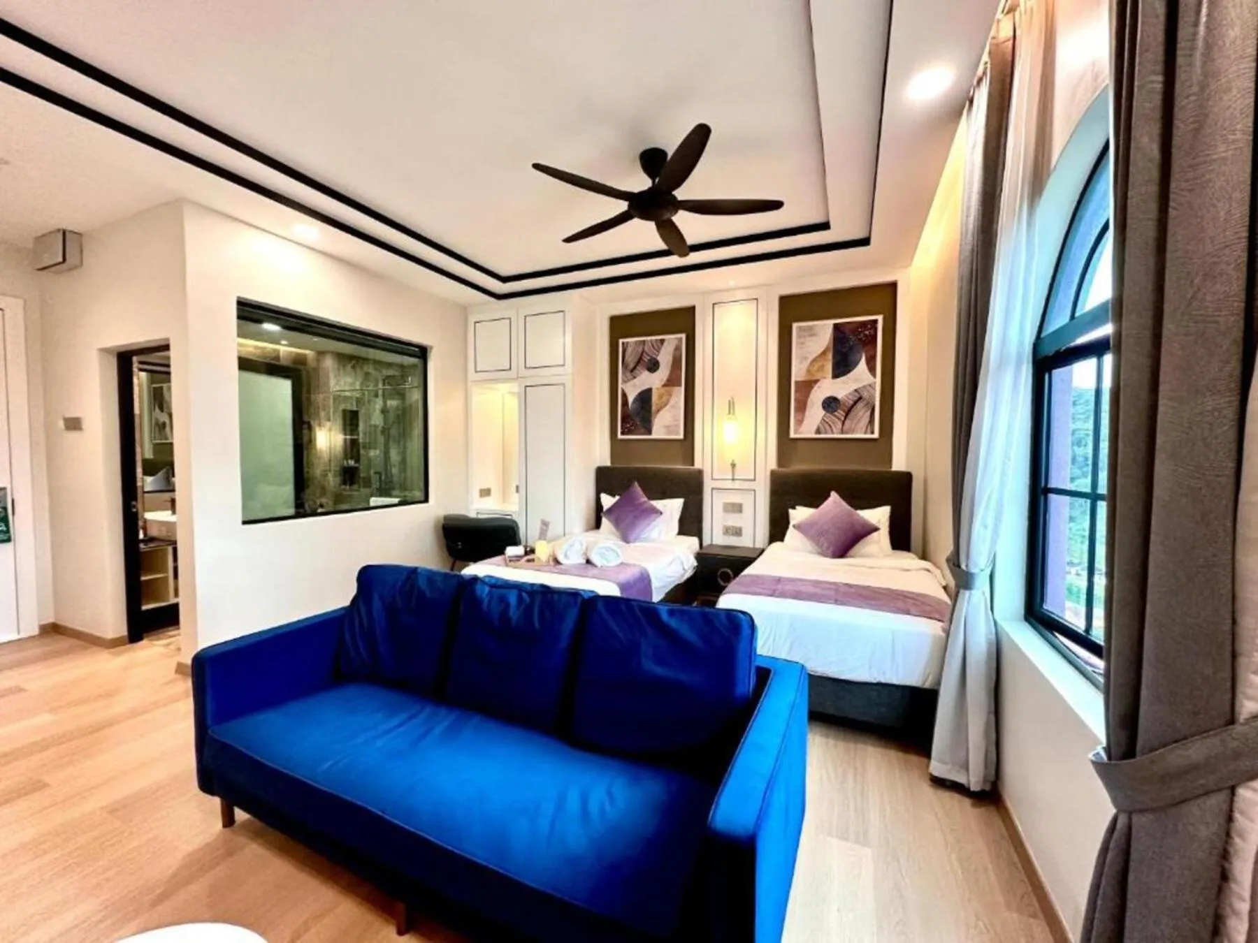 Bed in Cameron Lavender Mansion by PLAY