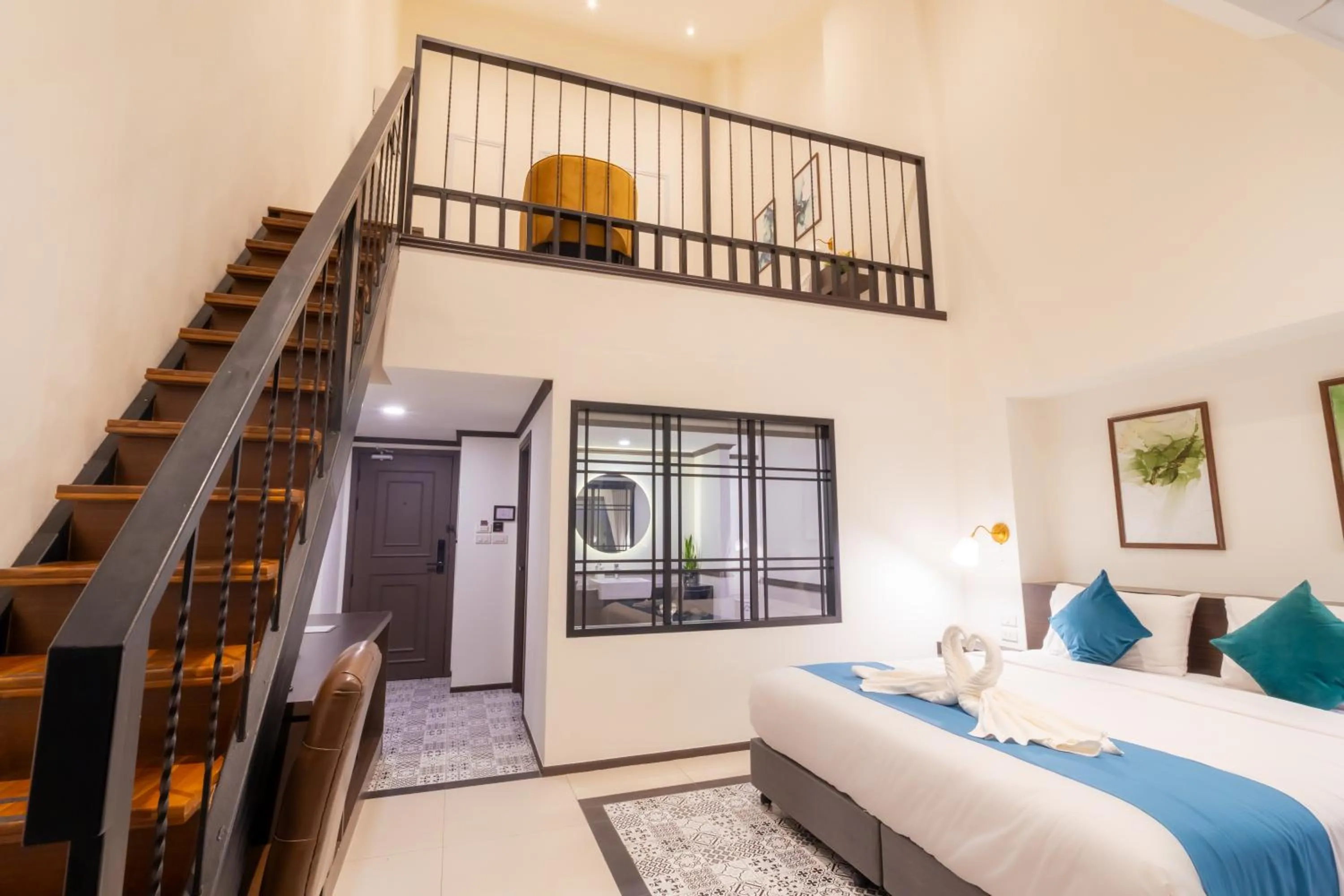 Bed in Le ville lanna Chiang Mai Gate Old Town Hotel