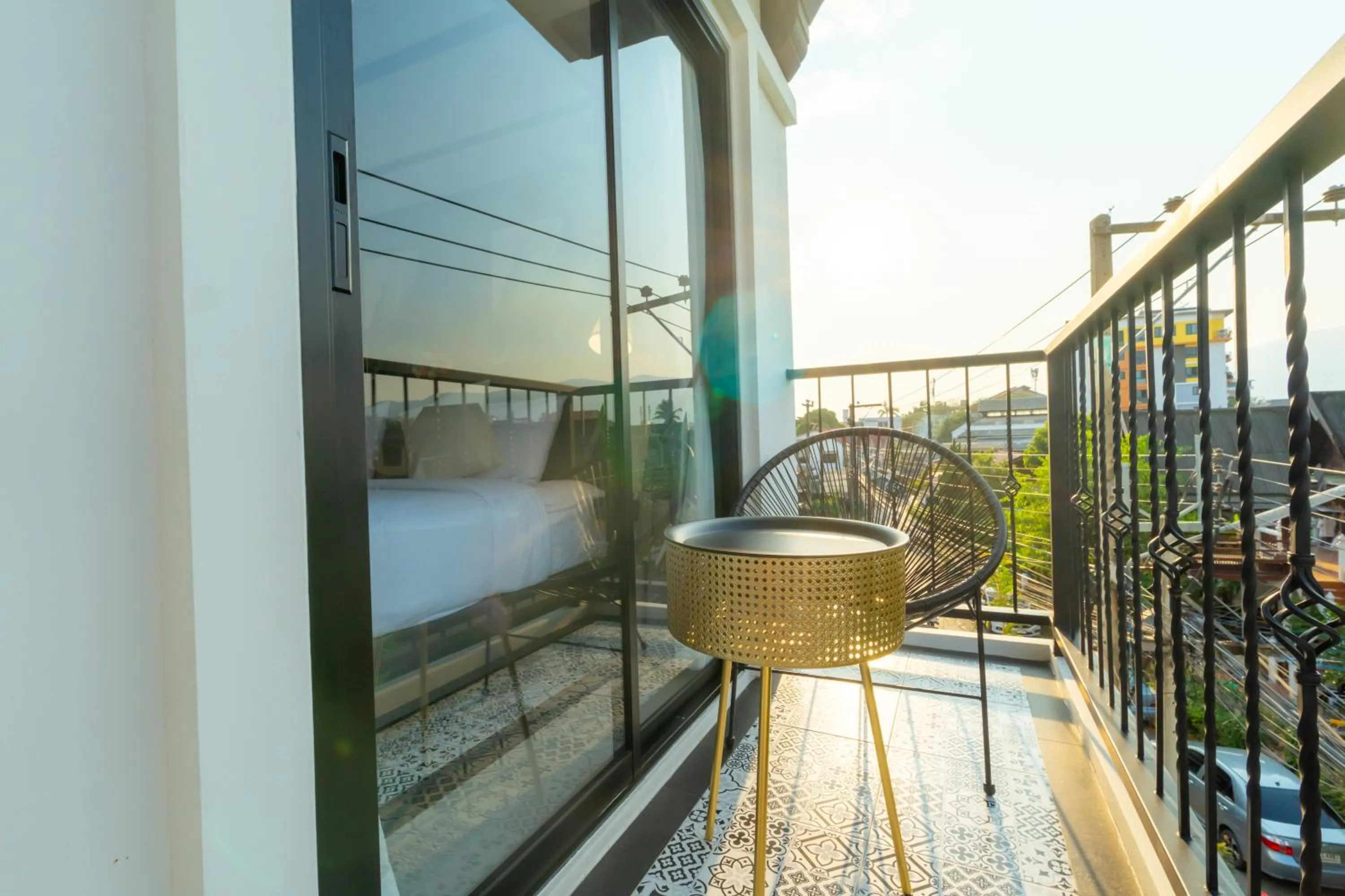 Patio in Le ville lanna Chiang Mai Gate Old Town Hotel