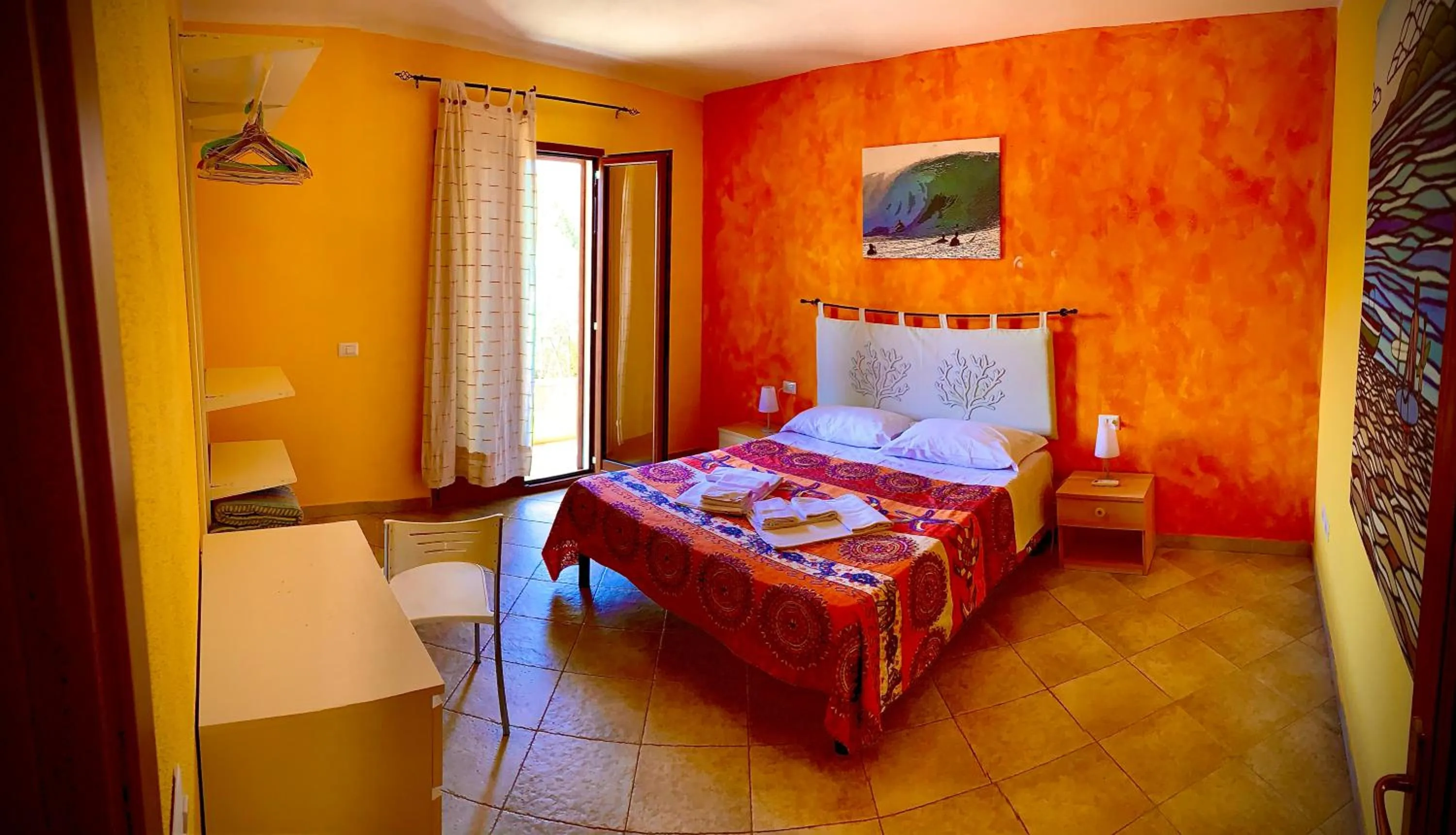 Bedroom, Bed in Residenze L'Isola Surf House