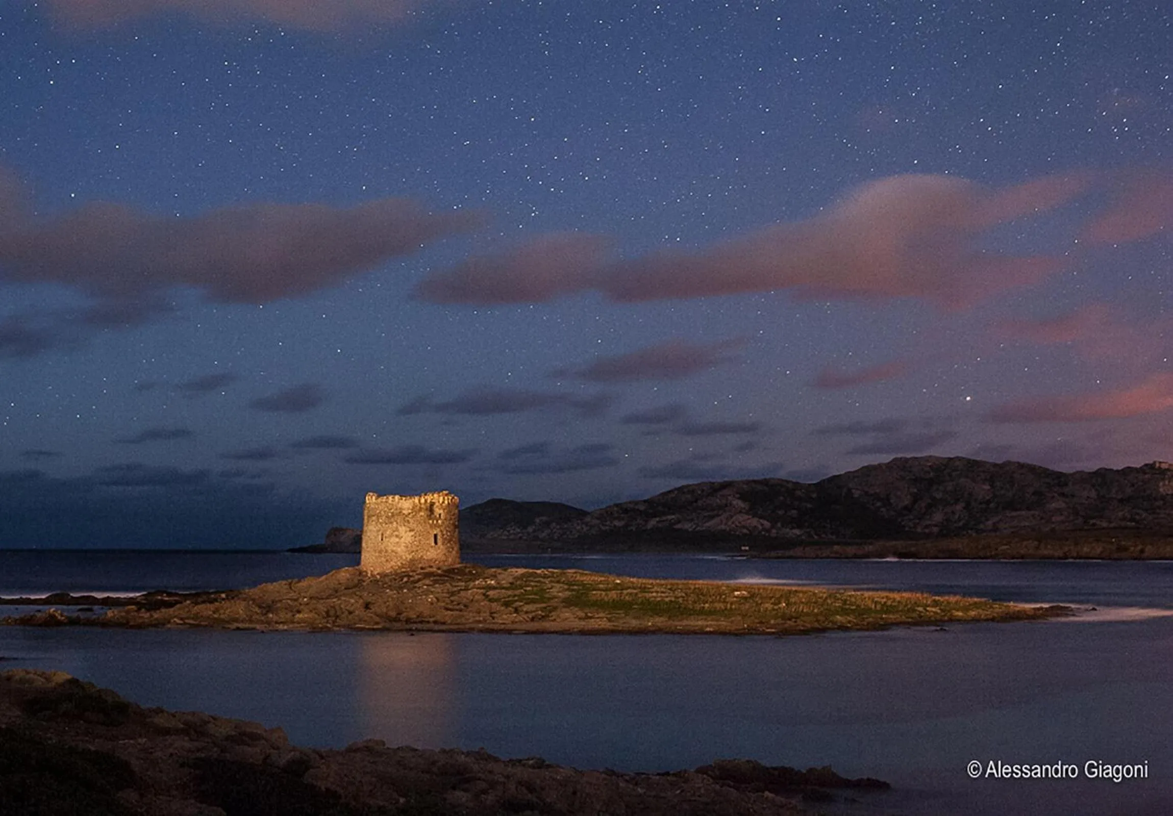 Sunset in Residenze L'Isola Surf House