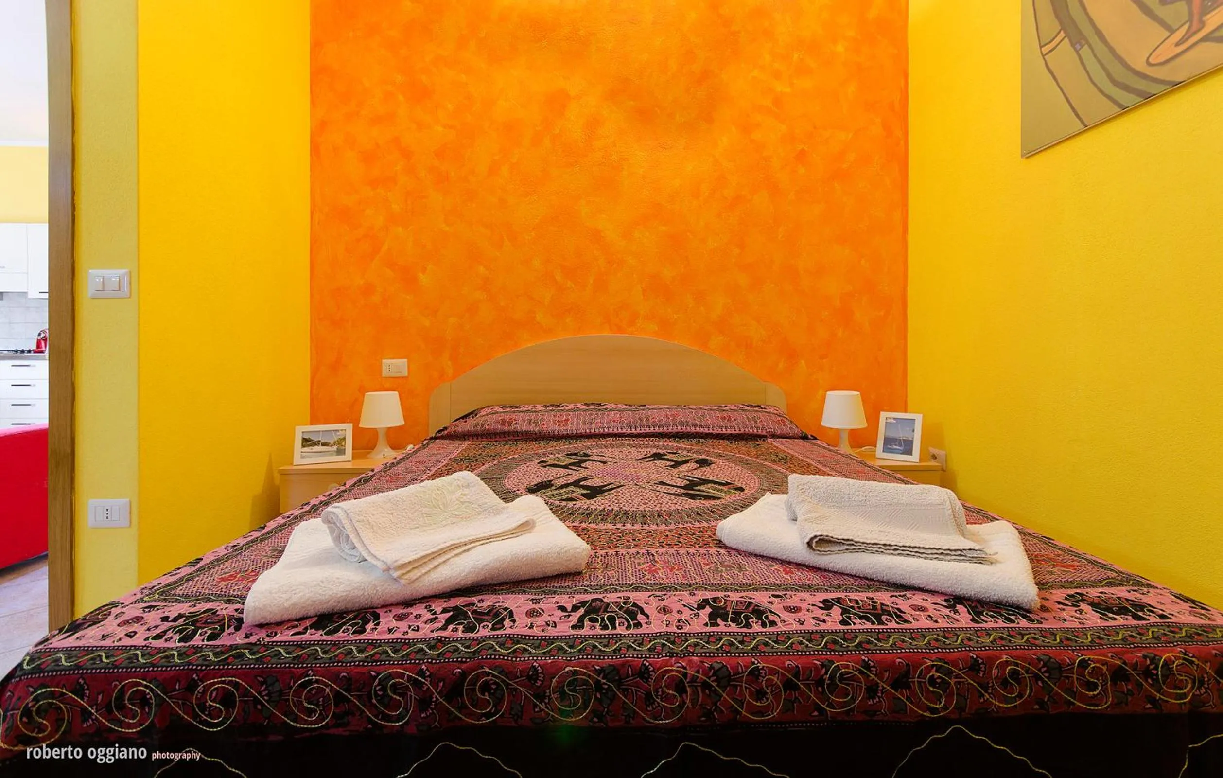 Bedroom, Bed in Residenze L'Isola Surf House