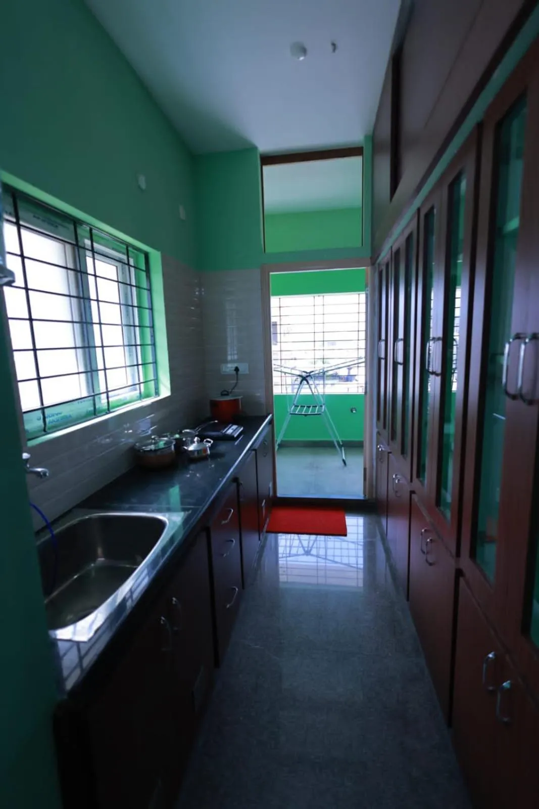Kitchen or kitchenette in Aditya Homestay