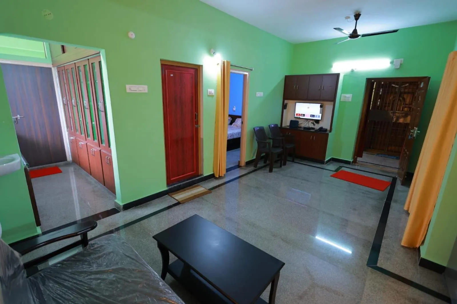 Living room in Aditya Homestay