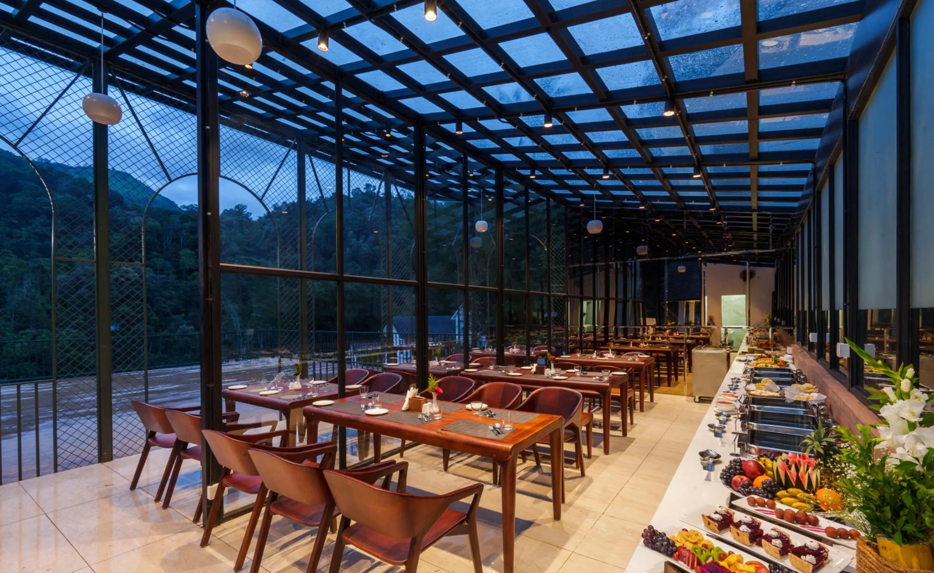 Restaurant/places to eat in Eden Woods Resorts and Spa