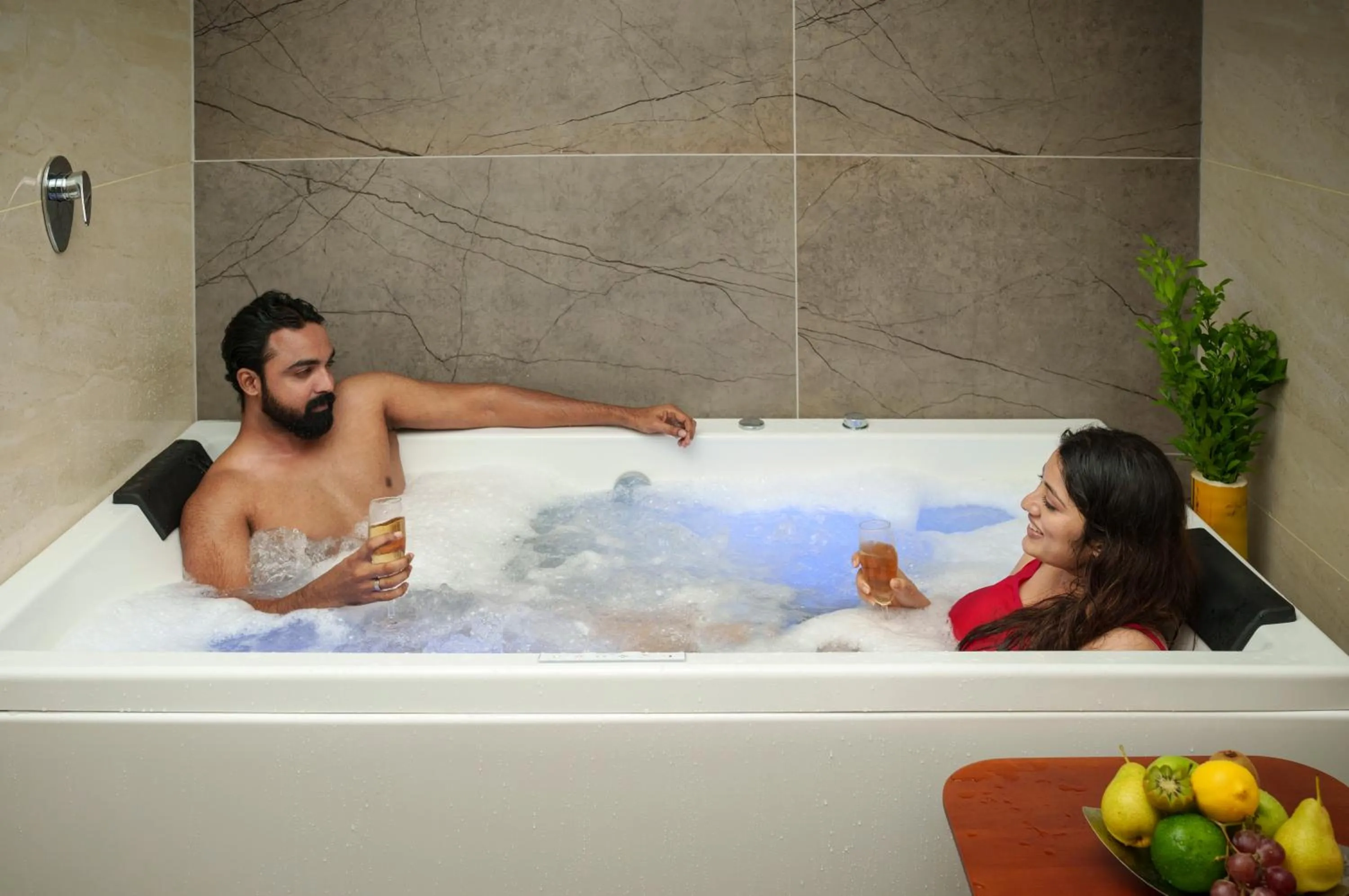 Hot Tub in Eden Woods Resorts and Spa