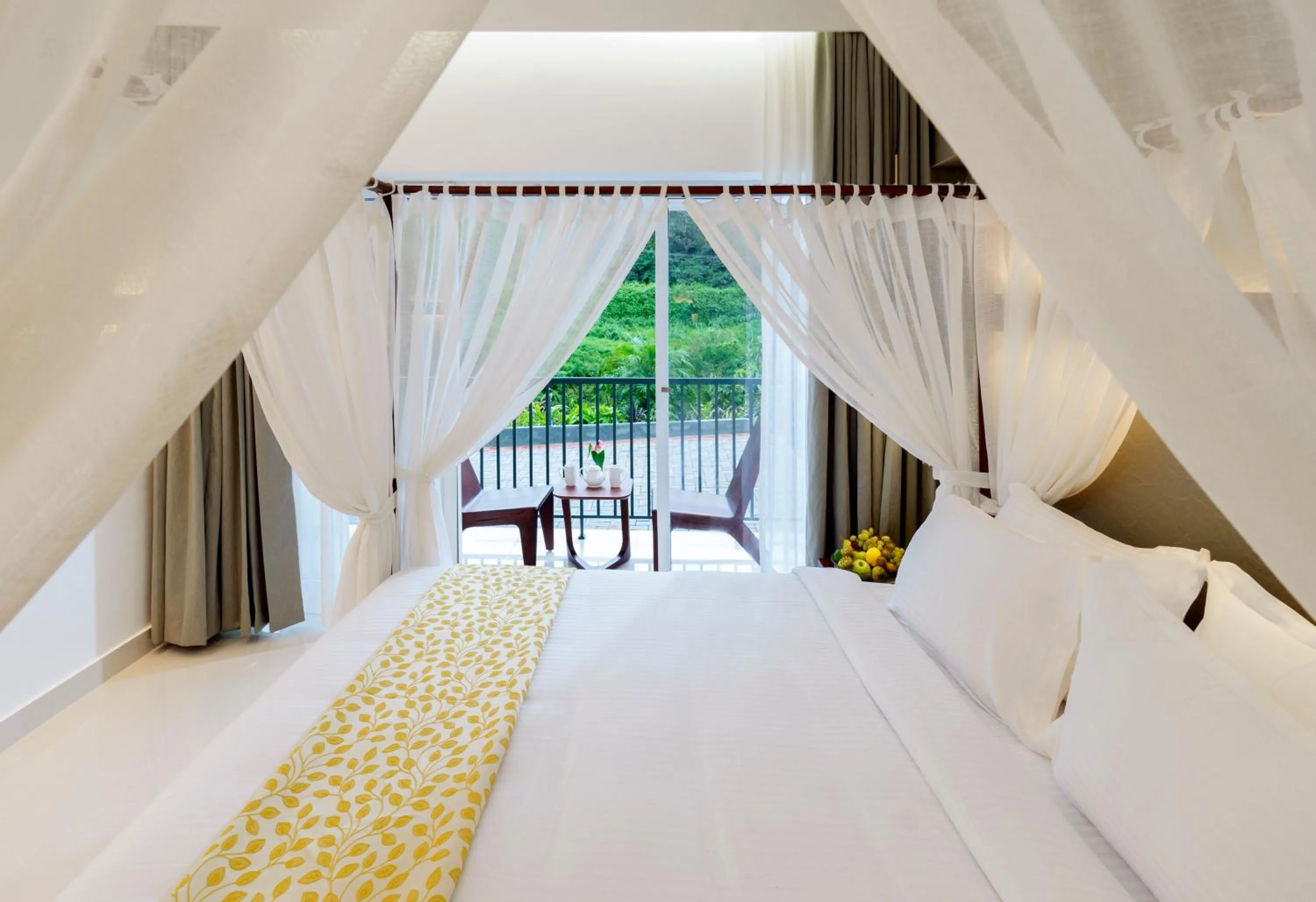 Bed in Eden Woods Resorts and Spa
