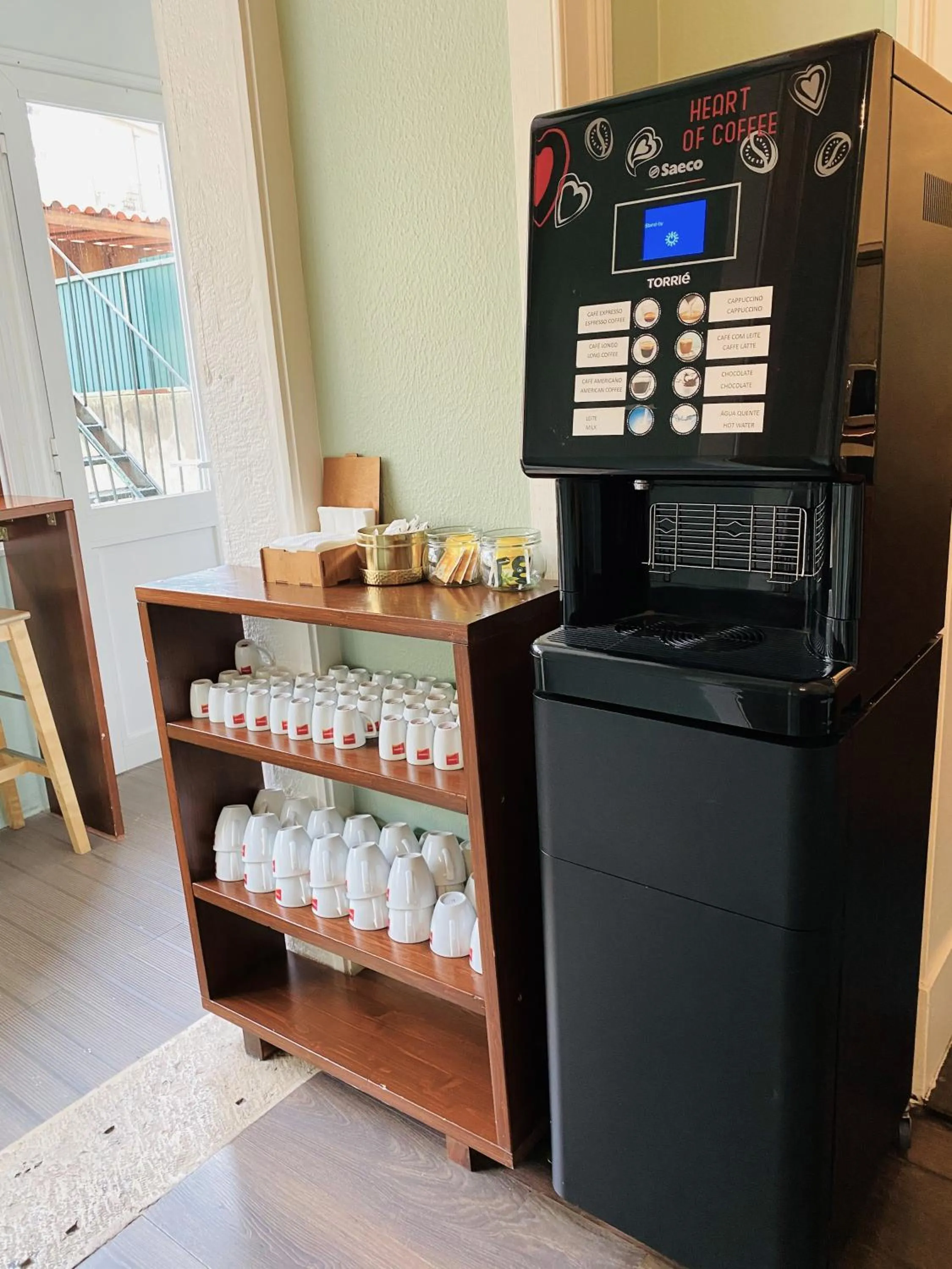 Coffee/tea facilities in Green Heart Hostel