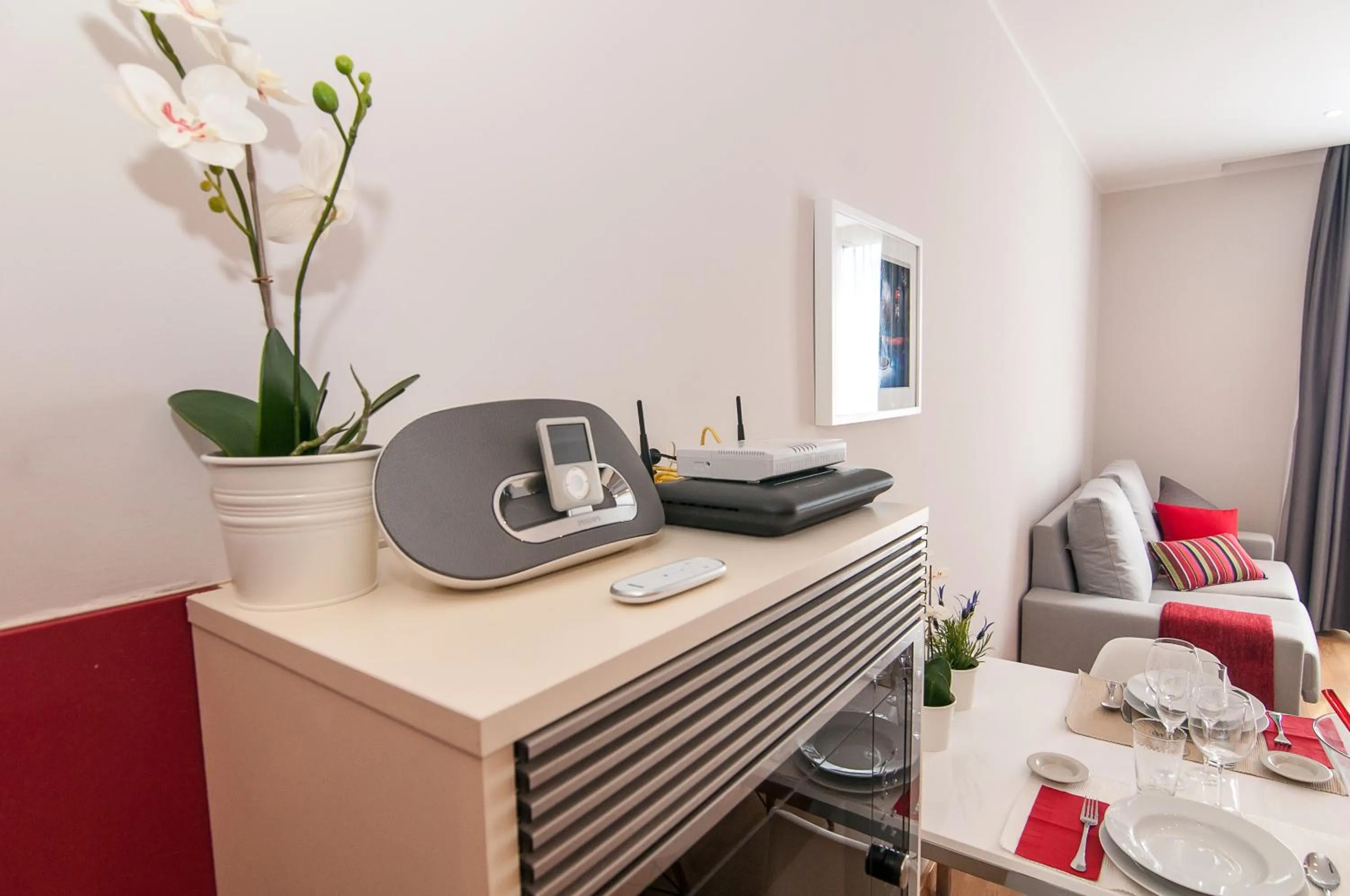 Living room in Pelayo Deluxe Apartments