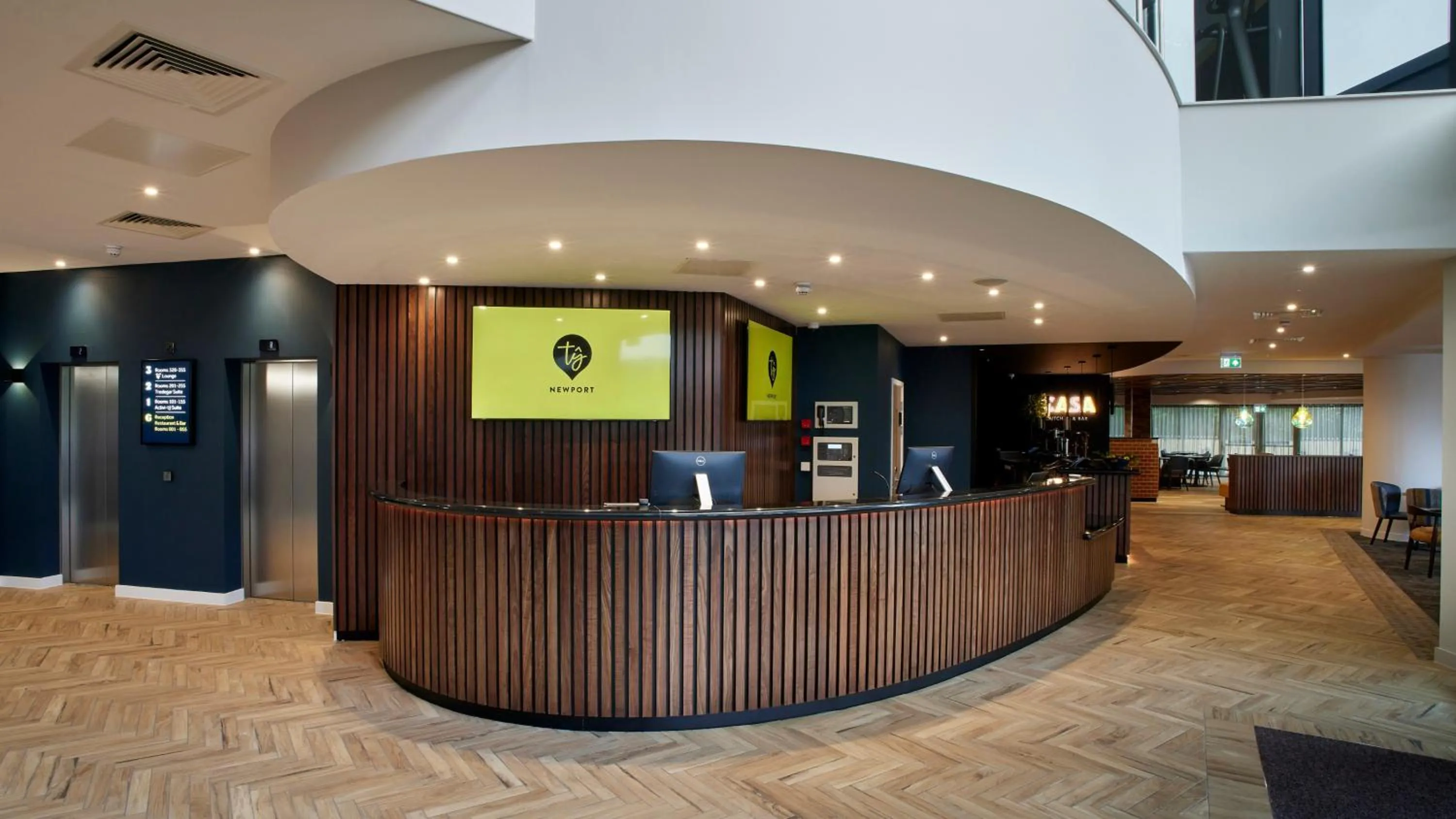 Lobby or reception in Tŷ Newport