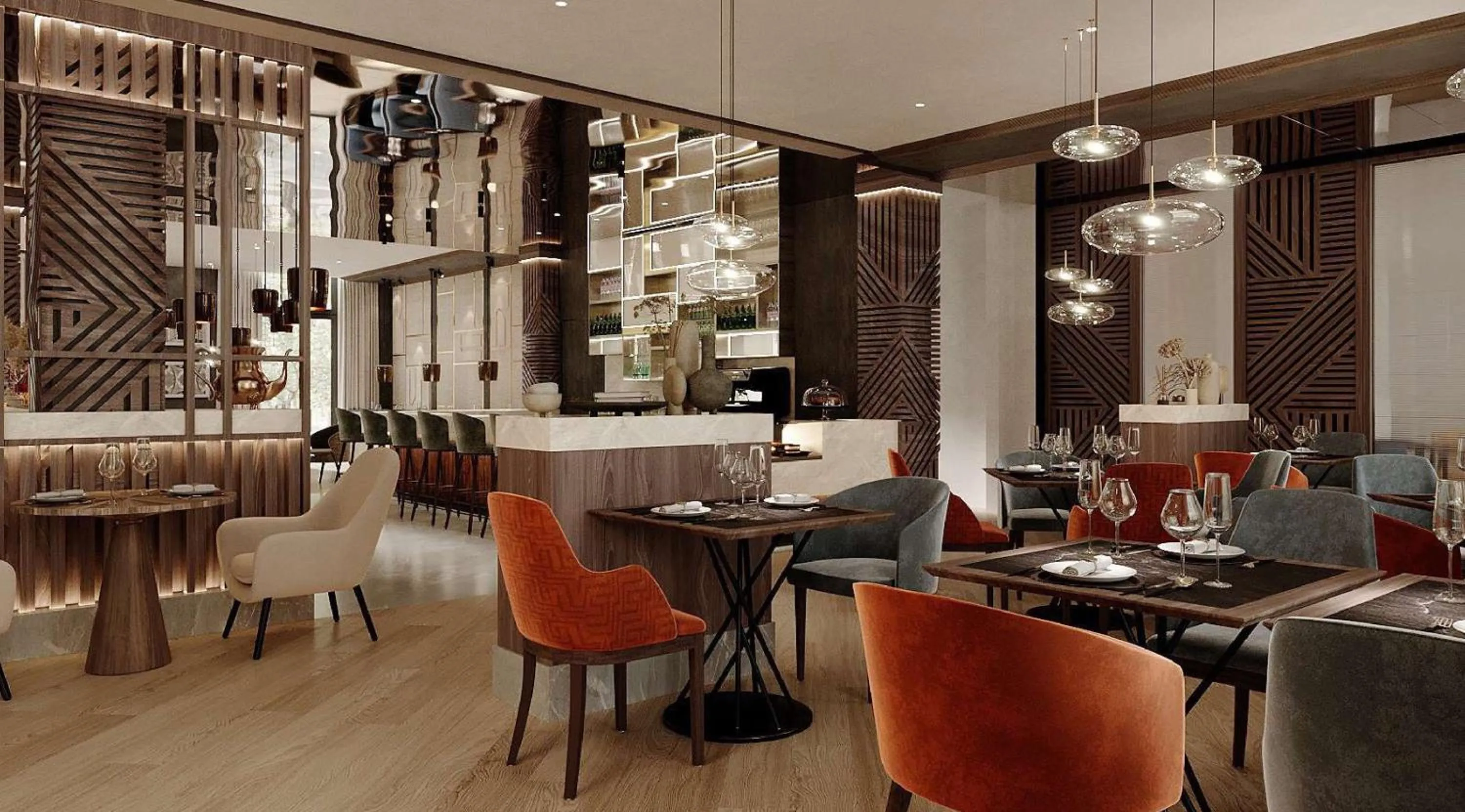 Lounge or bar in Crowne Plaza Tashkent, an IHG Hotel